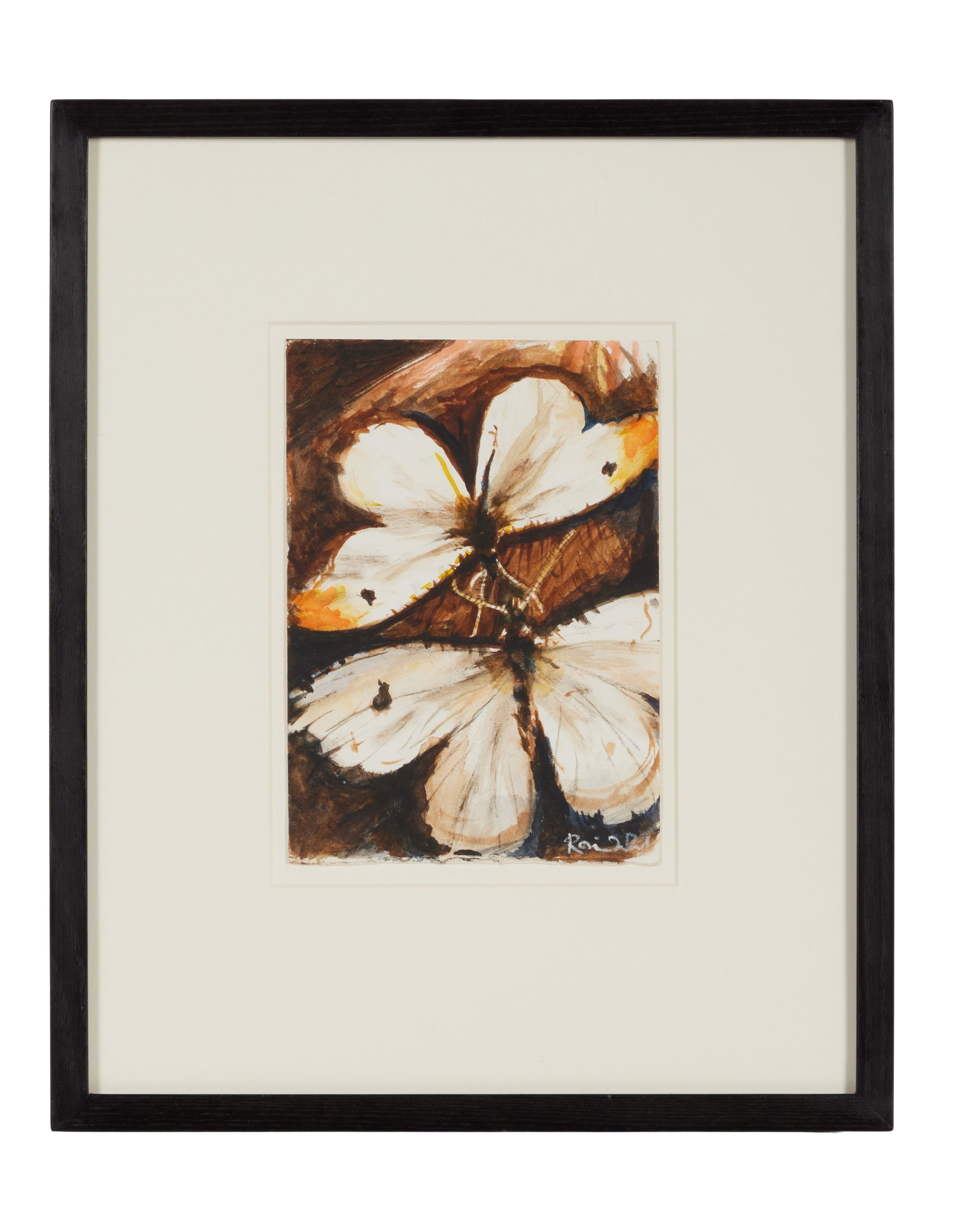 Ronnie Wood | "Butterfly" Signed Original Watercolor on Paper Painting (1 of 3)