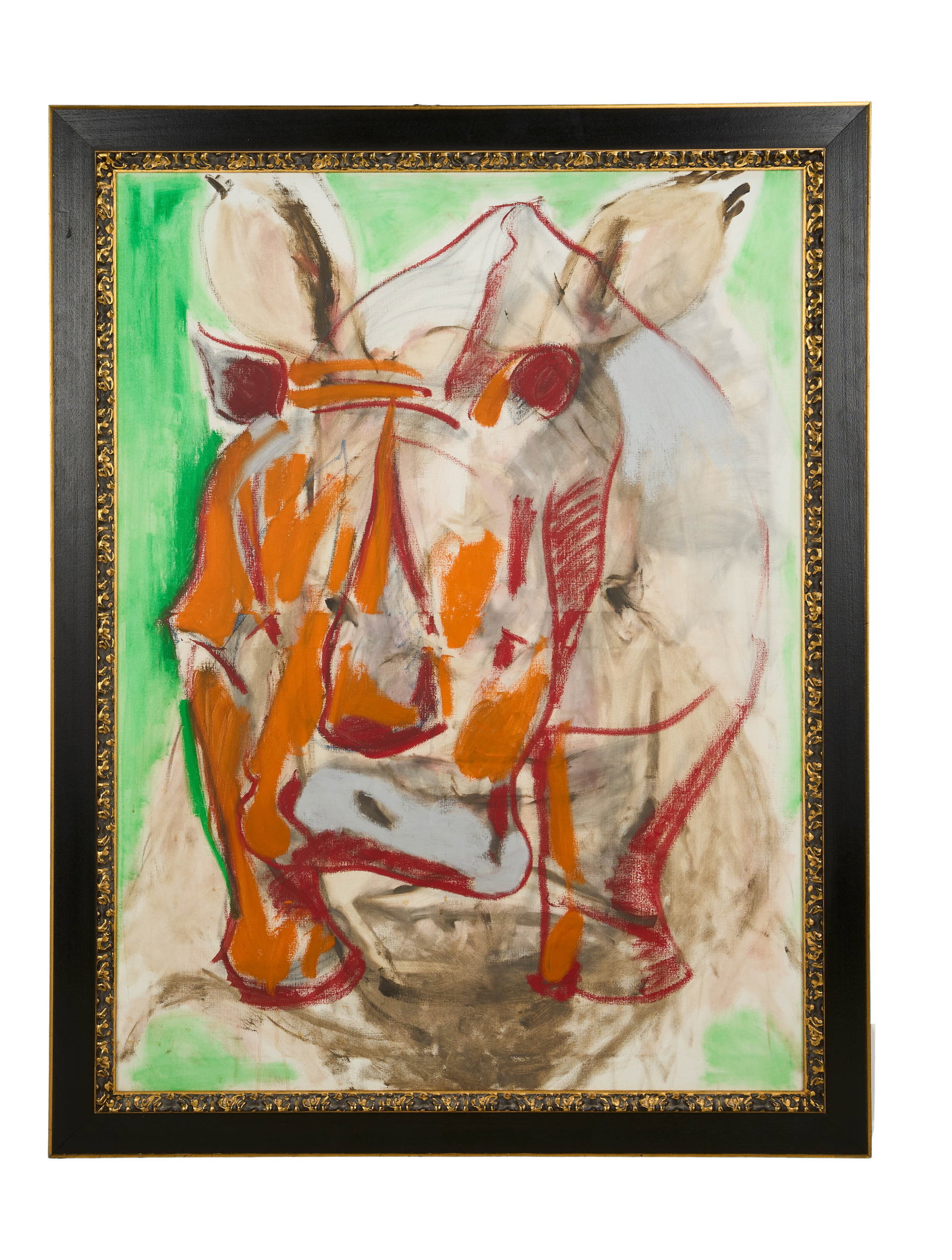 Ronnie Wood | "Rhino" Original Oil on Canvas Painting (1 of 2)