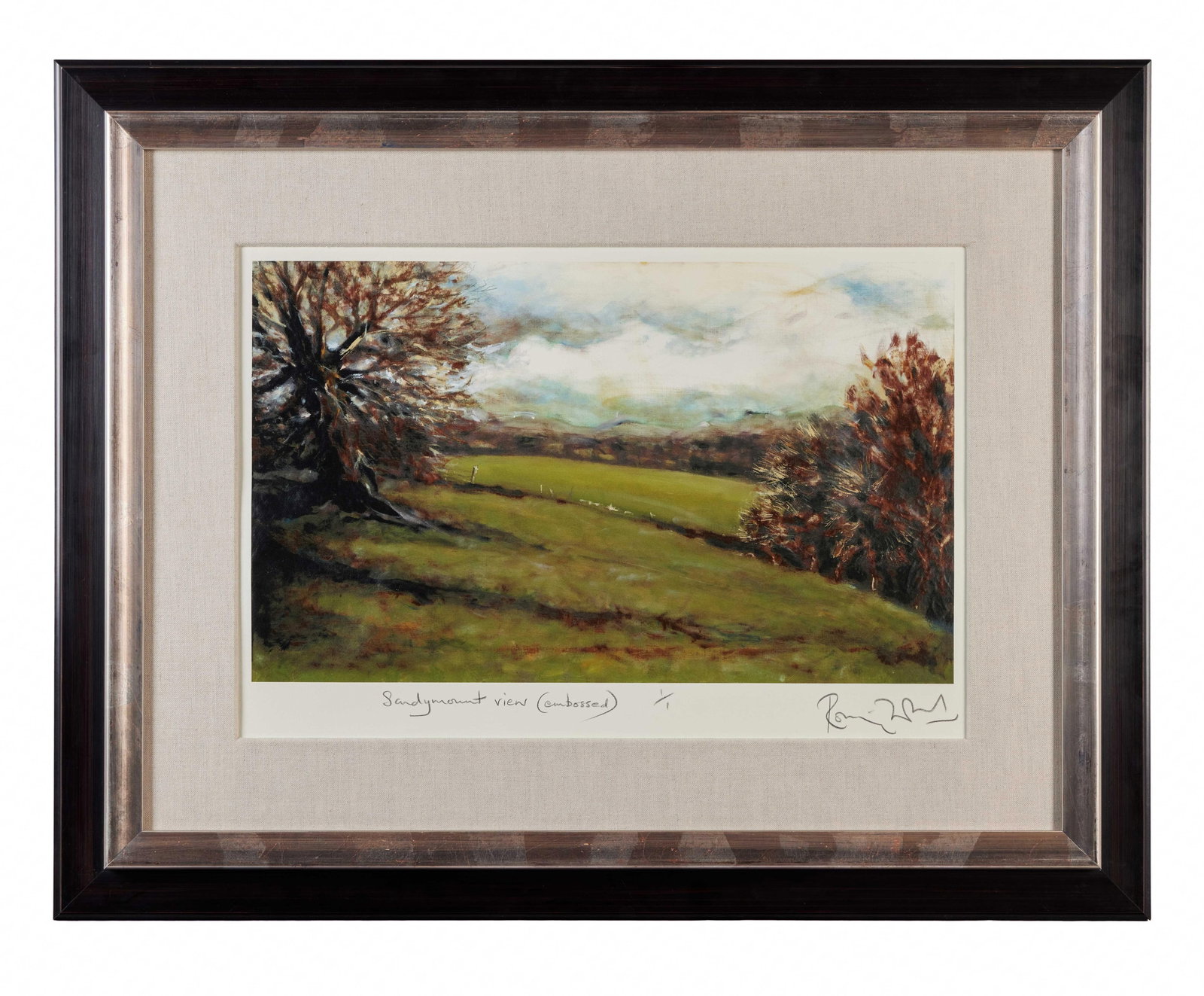 Ronnie Wood | "Sandy Mount View" Signed 1-of-1 Proof Print: A one-of-one proof print of Ronnie Wood's work entitled, "Sandy Mount View," signed by him.