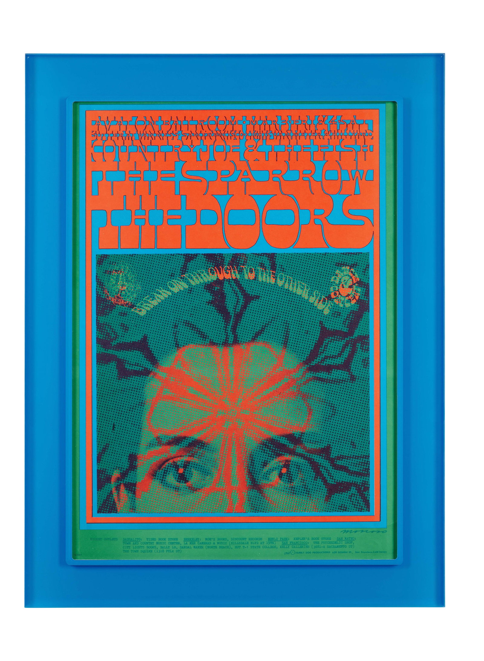 The Doors | March 1967 Original Avalon Ballroom Concert Poster (1 of 3)