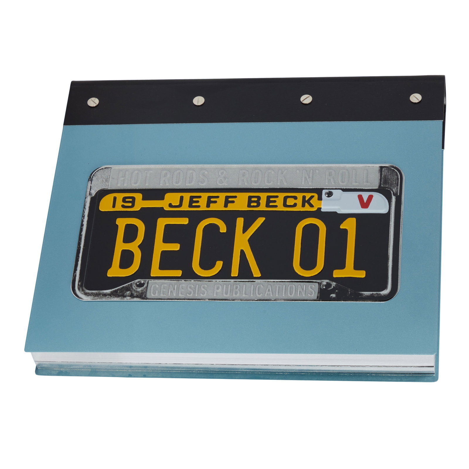 Jeff Beck | Signed "BECK01" Limited Edition Book: This is a signed copy of Jeff Beck's BECK01 limited edition 2016 autobiography published by Genesis Publications LTD number 541 out of 2000. This book visually celebrates the intersection of hot rods