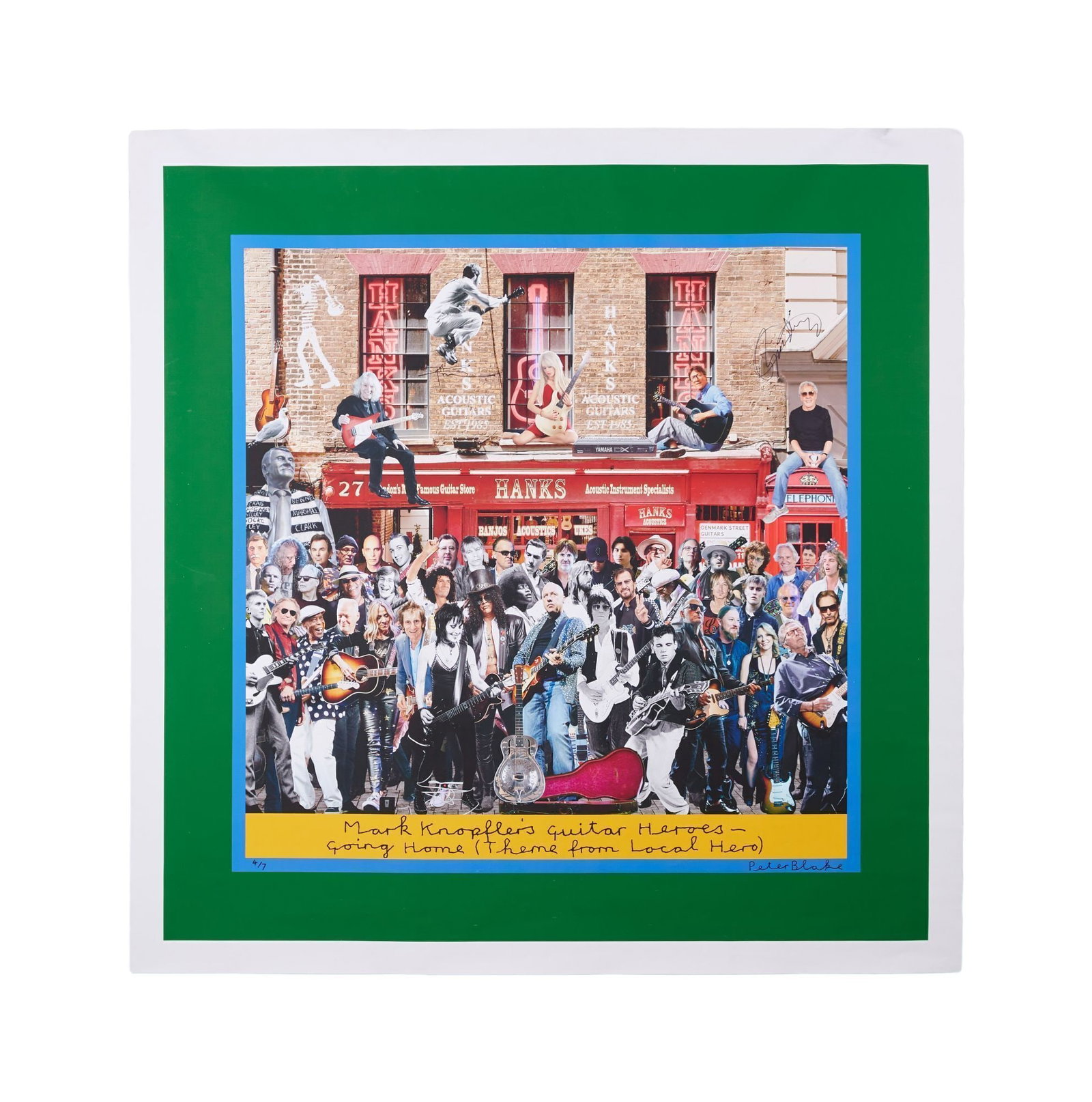 Sir Peter Blake | Signed and Roger Daltrey and Pete Townshend Signed Going Home (Theme from a Local (1 of 5)