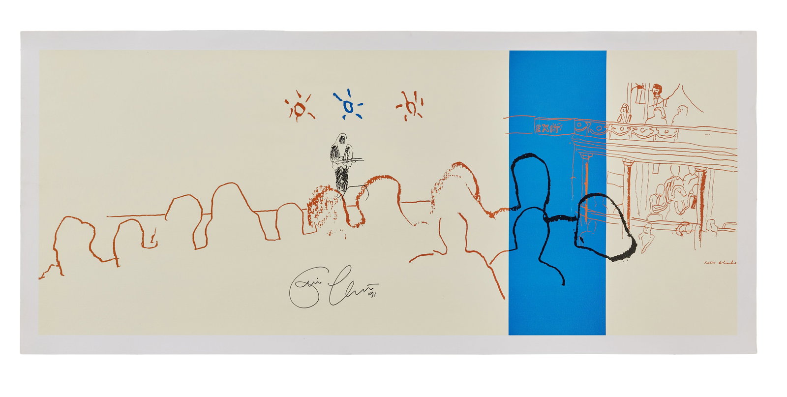 Eric Clapton | 1991 Signed "24 Nights" Lithograph (1 of 3)