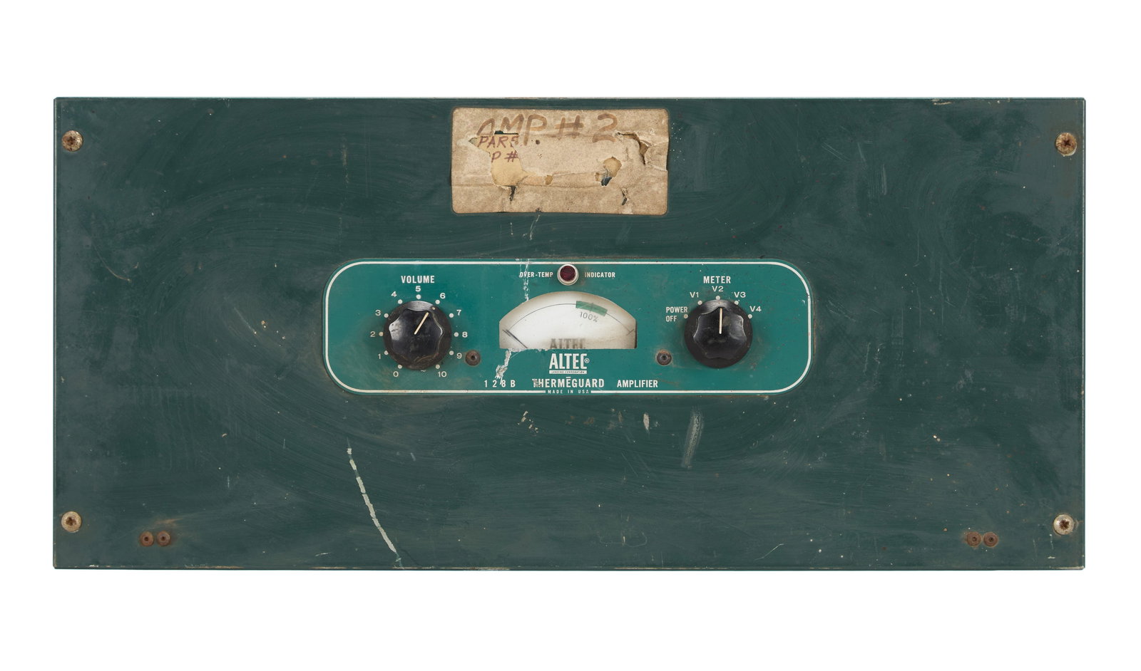 Alexander Dumble | Owned Altec 1960s PA Amplifier: This vintage Altec PA amplifier was in the shop/house of famed amp builder and designer Alexander Dumble. No modifications visible, appears to be 100% stock internally. No tubes currently installed.