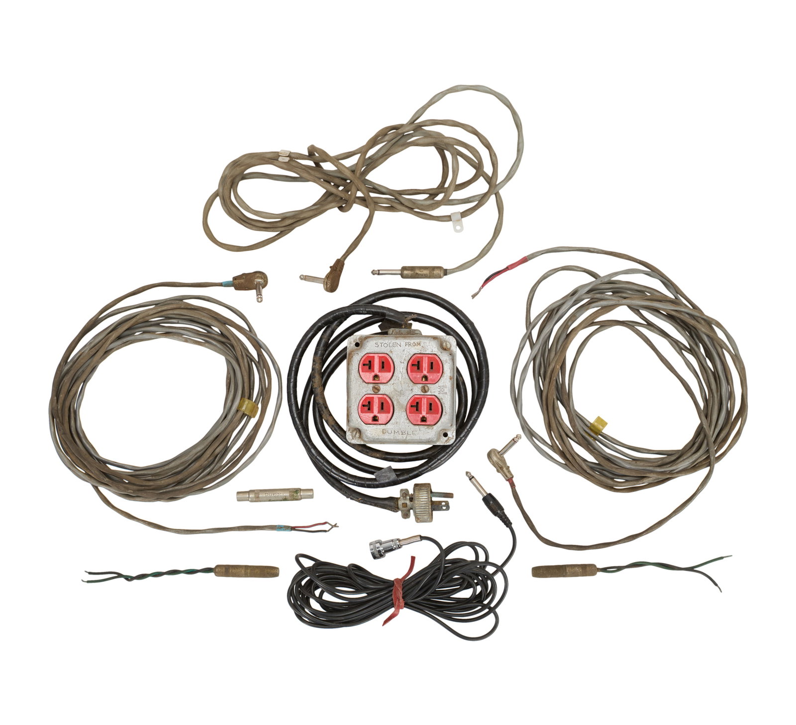 Alexander Dumble | Set of 6 Dumble Audio and Power Cables With Inscriptions plus one Adapter (1 of 5)