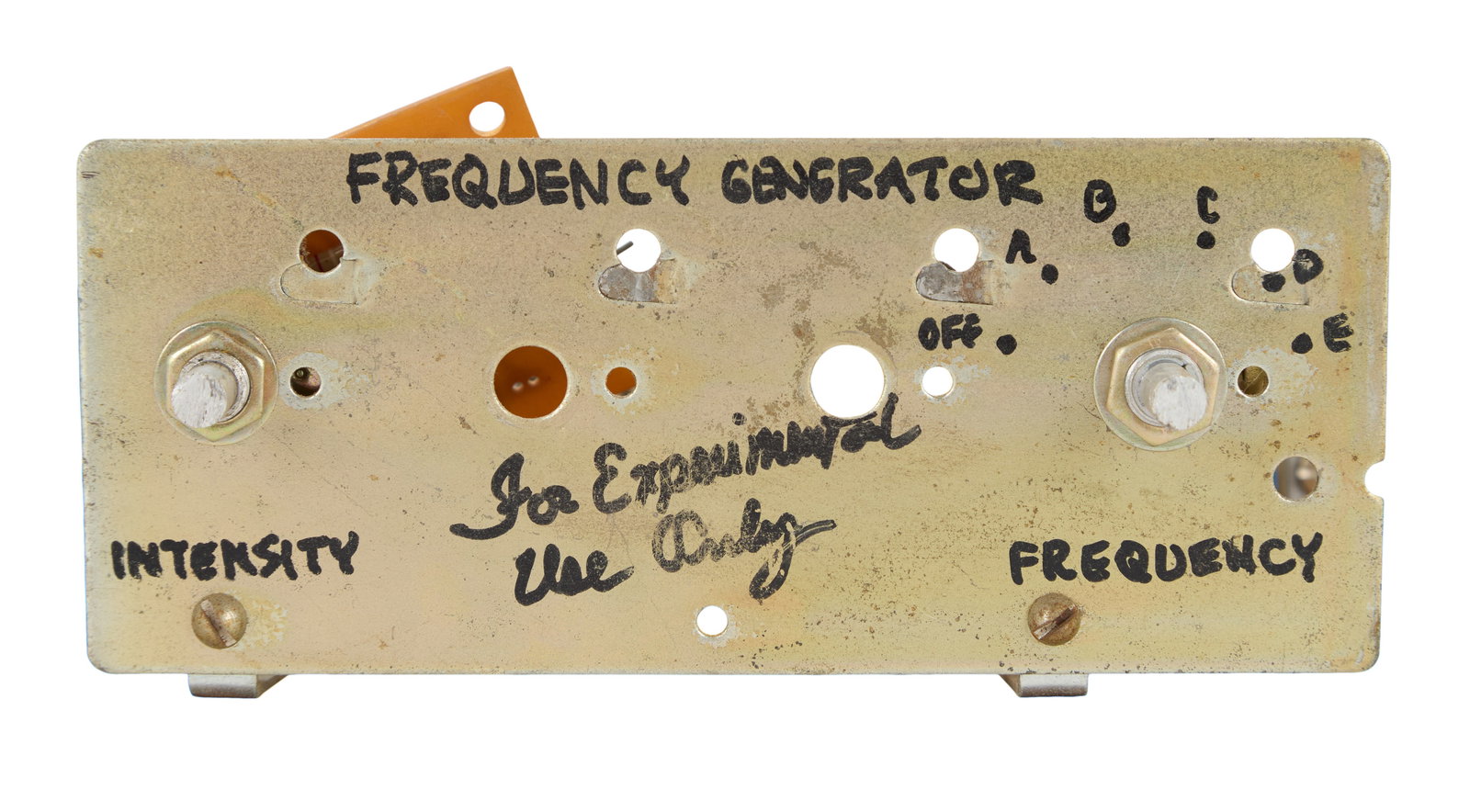 Alexander Dumble | Custom Frequency Generator "For Experimental Use Only" - 2