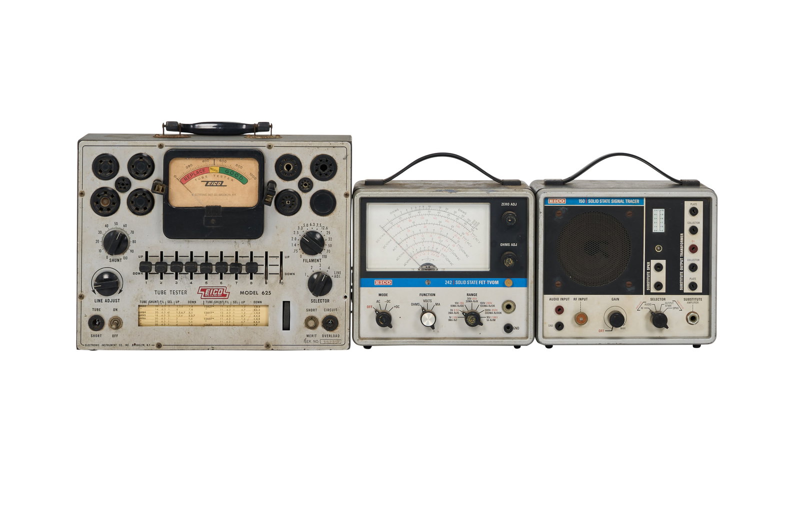 Alexander Dumble | Owned/ Used Test Gear: This is a 9-pc lot of original test equiplment owned and used by famed amp designer and builder Alexander Dumble in his amplifier building shop ("The Amp Lab" as he called it) Note: All pieces are