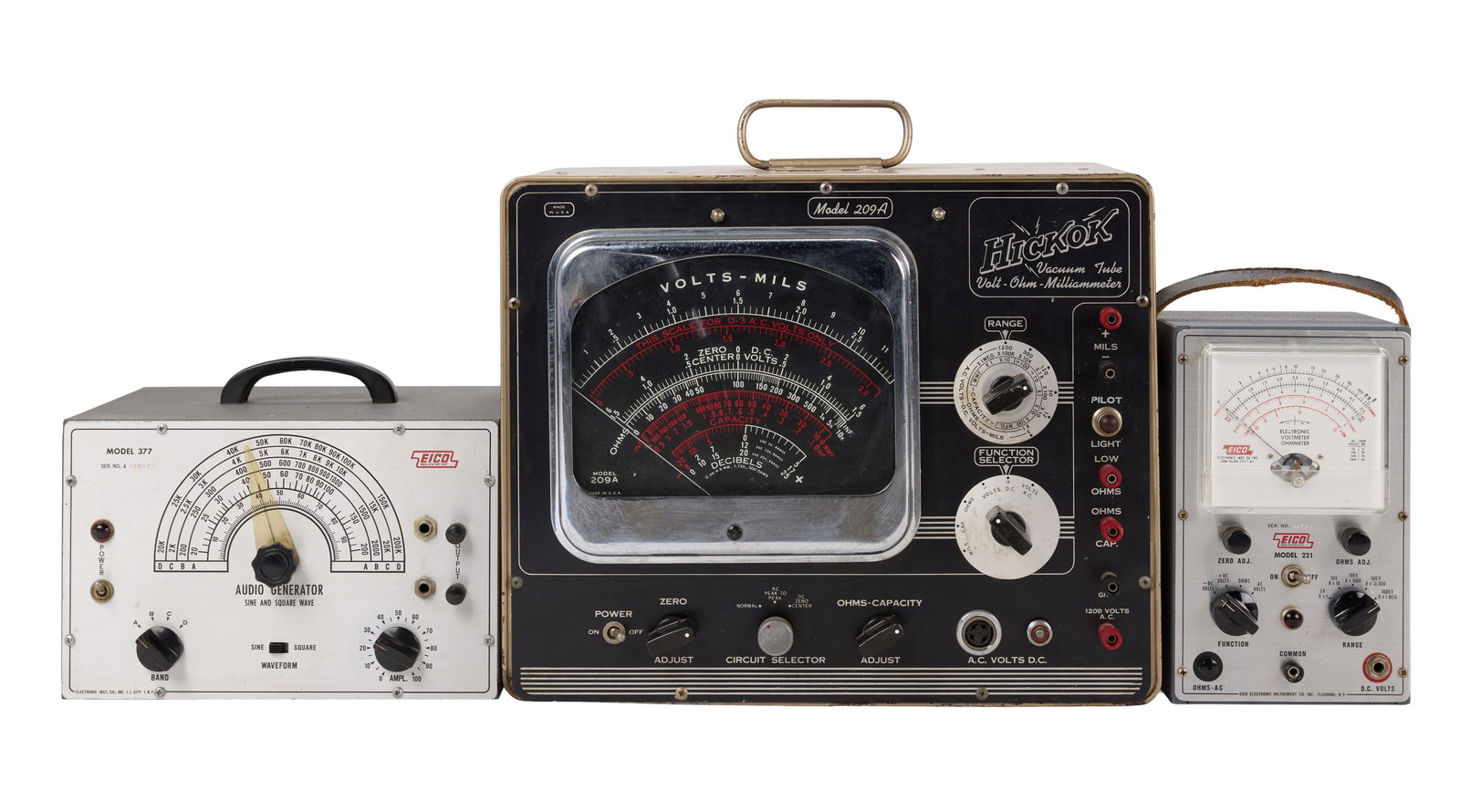 Alexander Dumble | Owned/ Used Test Gear: This is a 9-pc lot of original test equiplment owned and used by famed amp designer and builder Alexander Dumble in his amplifier building shop ("The Amp Lab" as he called it) Note: All pieces are