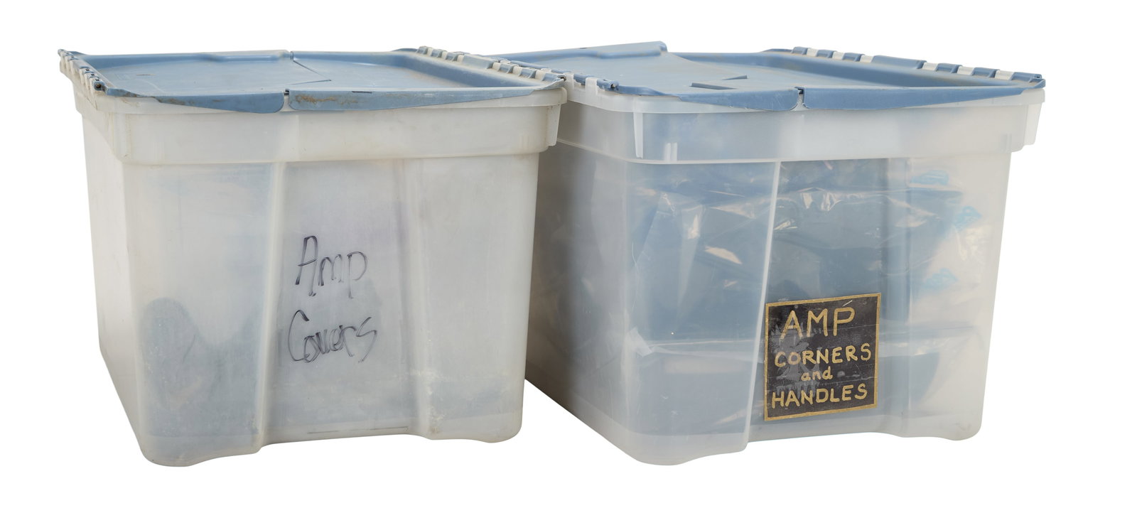 Alexander Dumble | Pair of Two Dumble-Labeled Bins Containing 6 Fender Amplifier Covers and 12 (1 of 6)