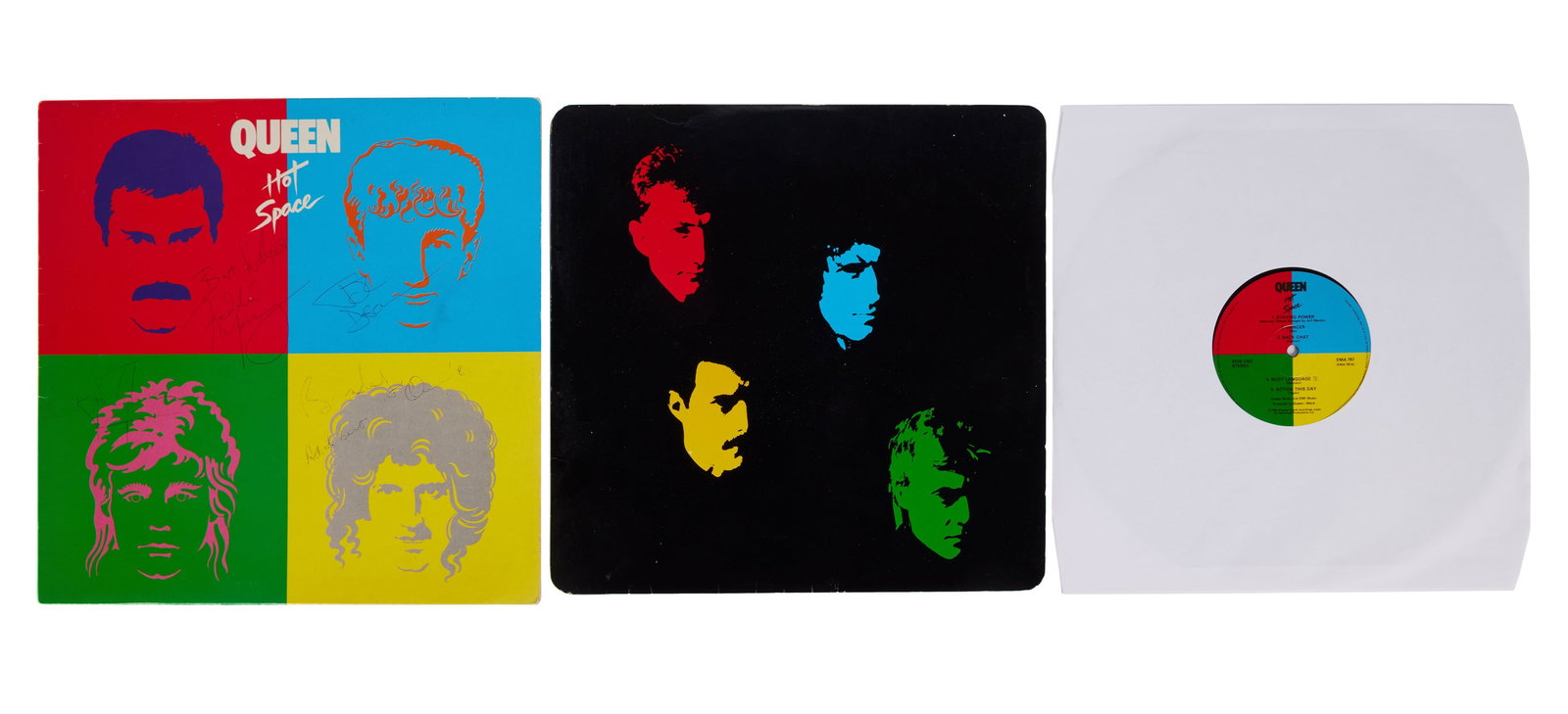 Queen | Signed "Hot Space" Record Album (1 of 3)