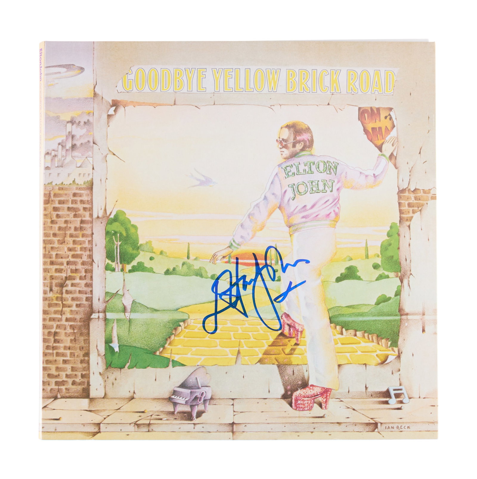 Elton John | 2014 Signed "Goodbye Yellow Brick Road" Record Album (EU) (1 of 6)