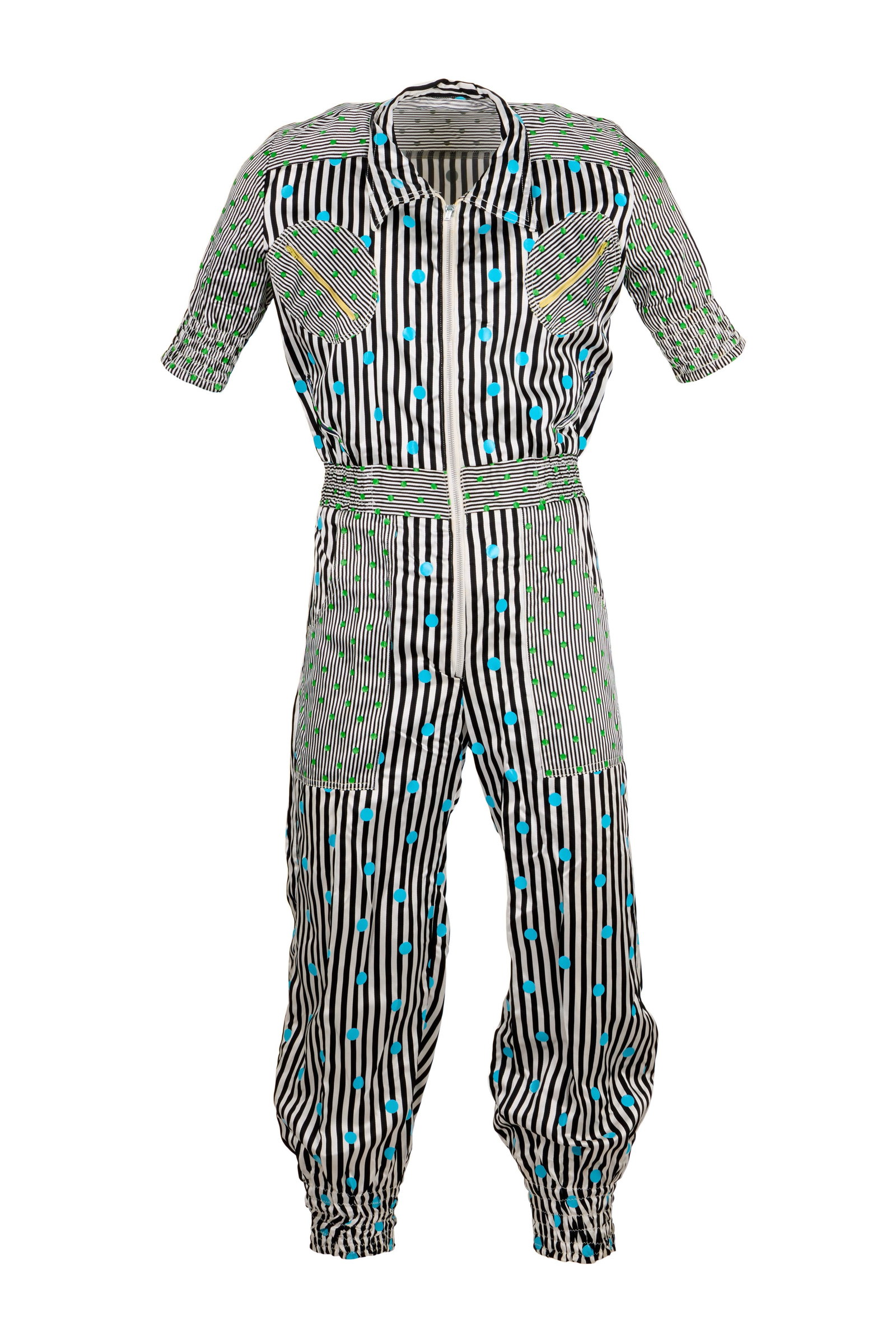 Elton John | 1980s Custom-Made Polka Dot Jumpsuit (1 of 3)