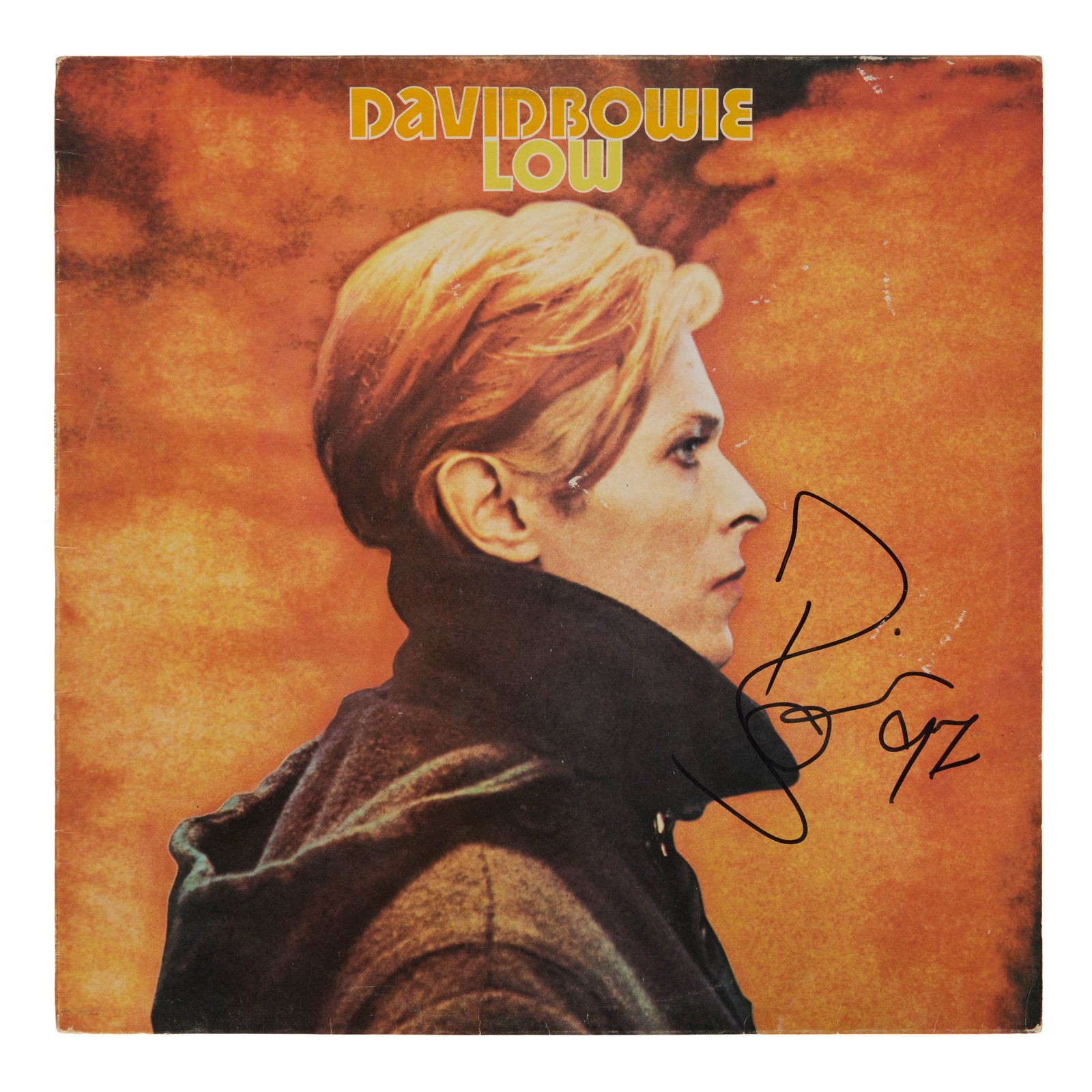 David Bowie | Signed "Low" Record Album Sleeve: The sleeve from David Bowie's record album, Low, signed by him in black marker. Accompanied by a Letter of Authenticity.