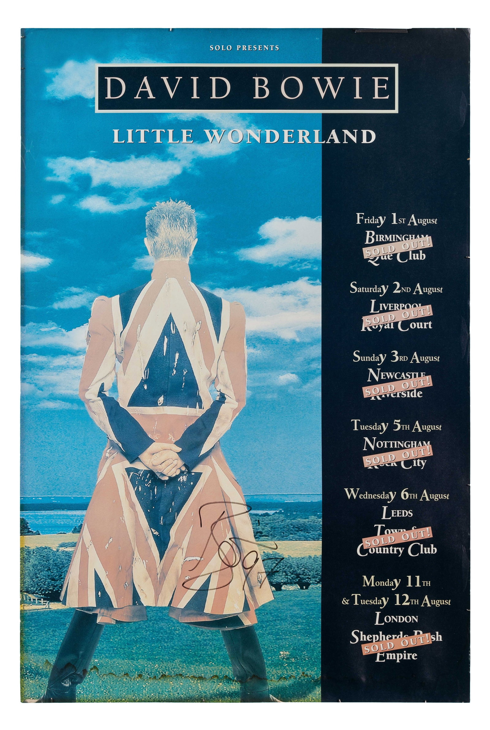 David Bowie | Signed Little Wonderland 1977 Tour Poster (1 of 3)