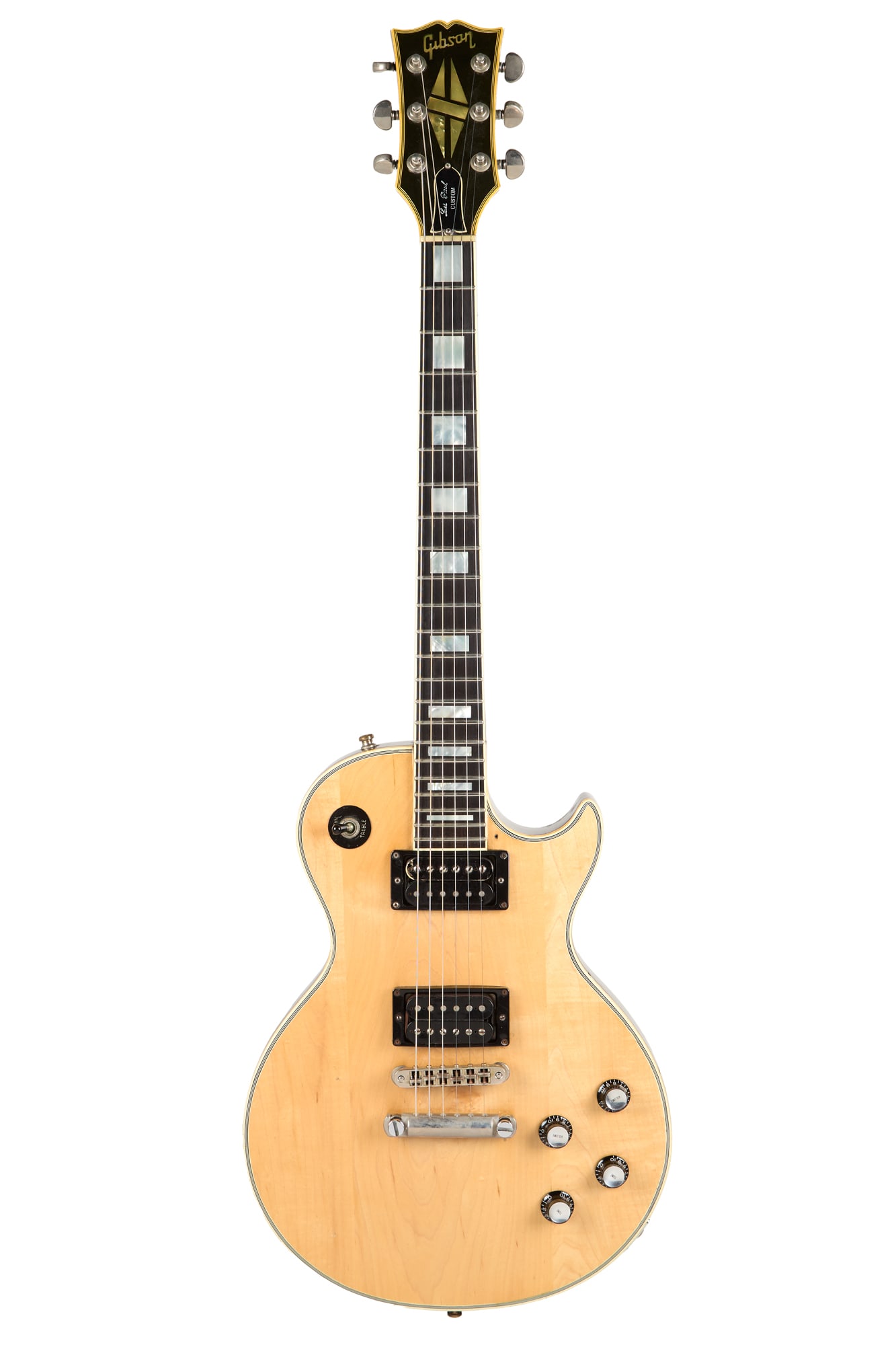 The Cult | Billy Duffy's Stage, Studio, and Video Played 1976 Gibson Les Paul Custom, Natural Top (1 of 15)