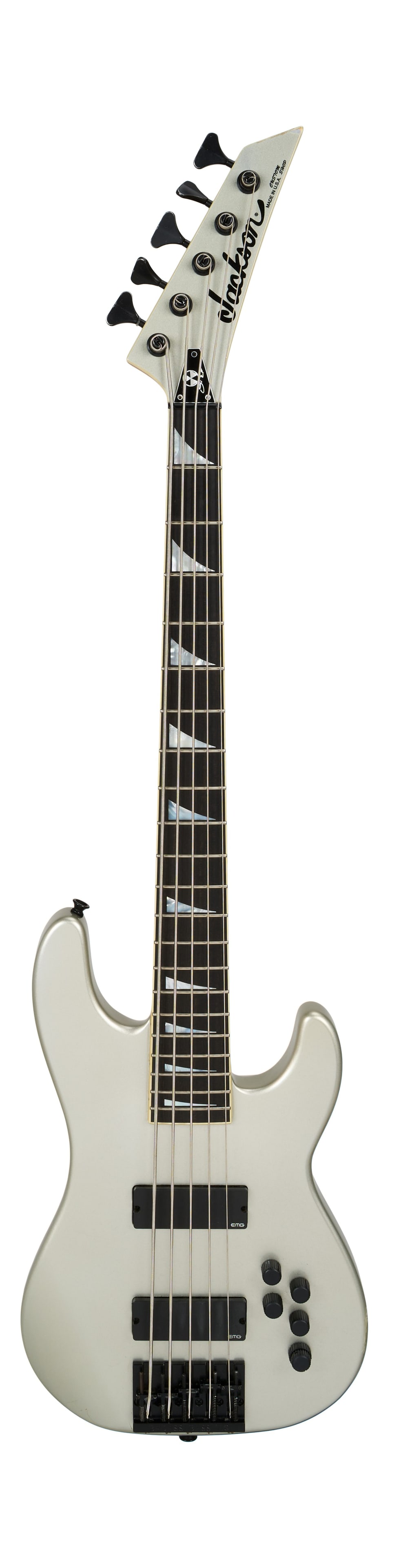 Megadeth | Dave Ellefson's Stage Played Big Four Tour Jackson Custom Shop Five String Bass Guitar, (1 of 11)