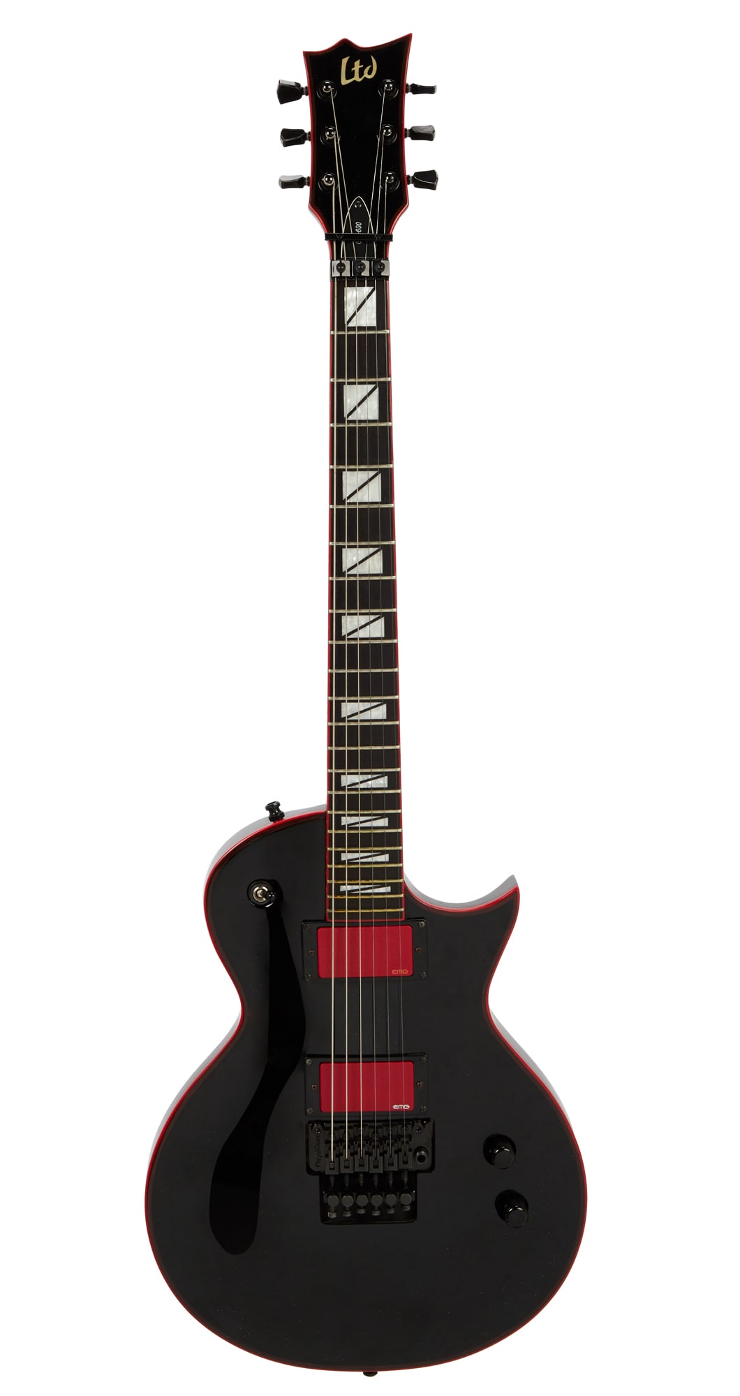 Slayer | Gary Holt Signed, Tour Used, and Gifted LTD GH-600 Electric Guitar, Black with Red Binding (1 of 16)
