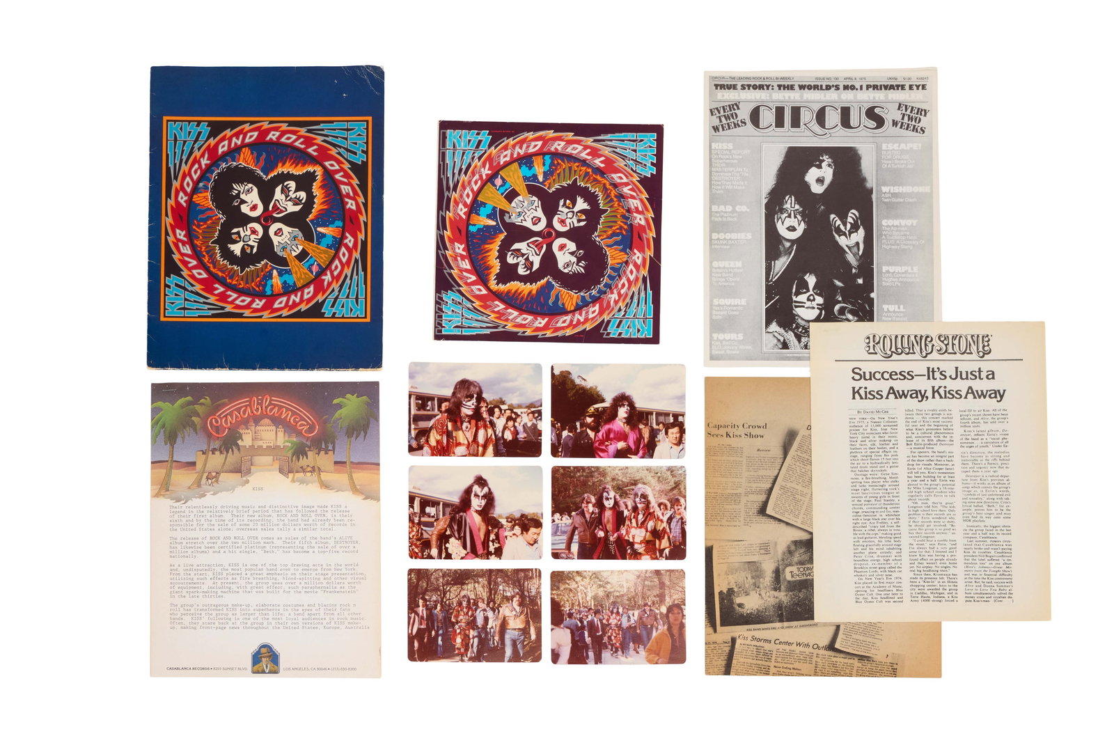 KISS | 1976 "Rock And Roll Over" Press Kit (1 of 3)