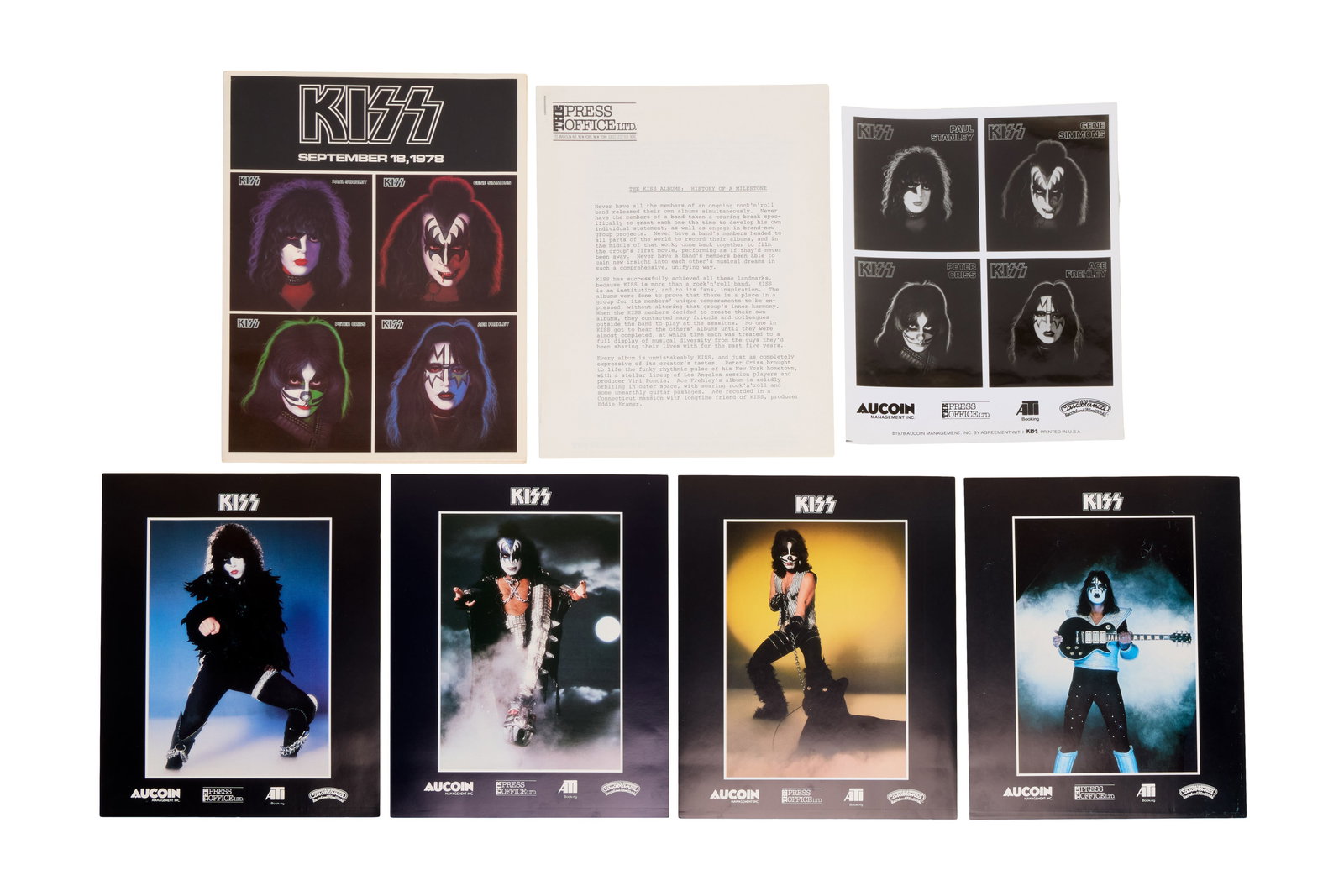 KISS | 1978 Solo Albums Press Kit (1 of 2)