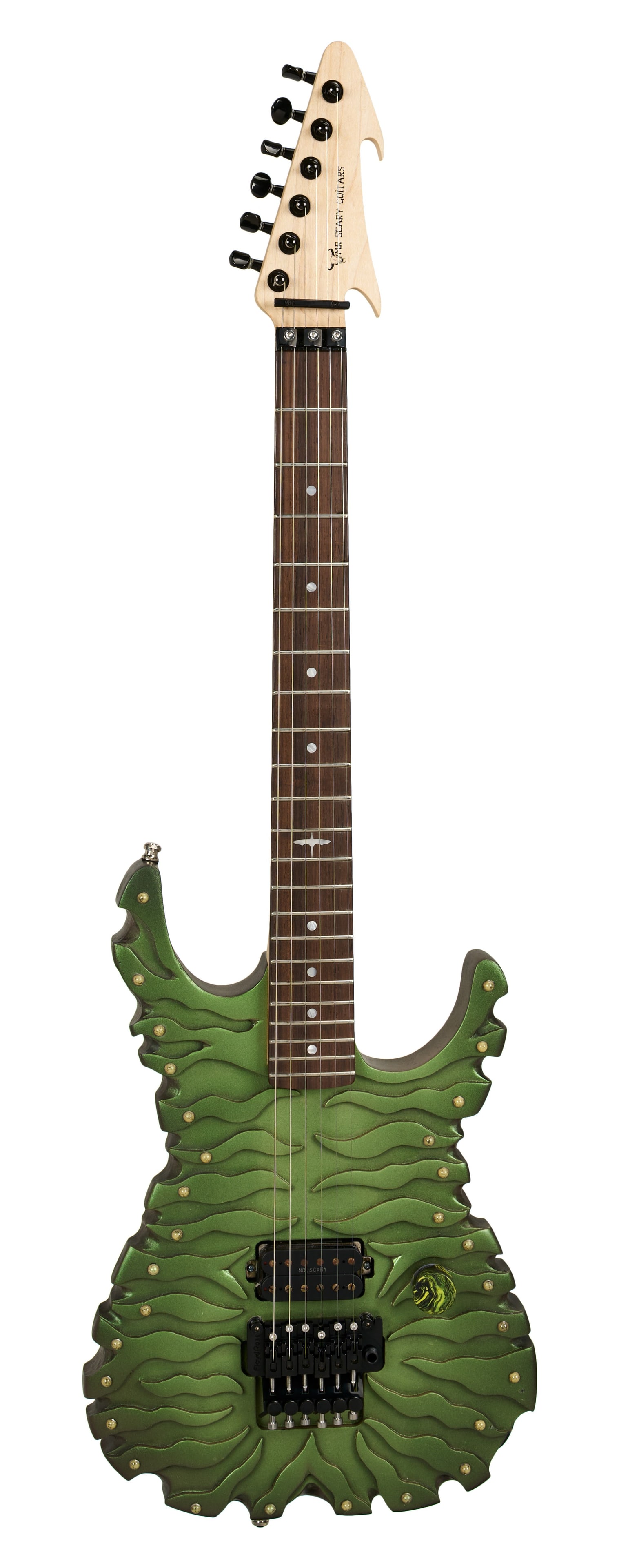 George Lynch | Mr Scary Guitars Emerald Dragon Electric Guitar Custom Made By George Lynch (1 of 8)