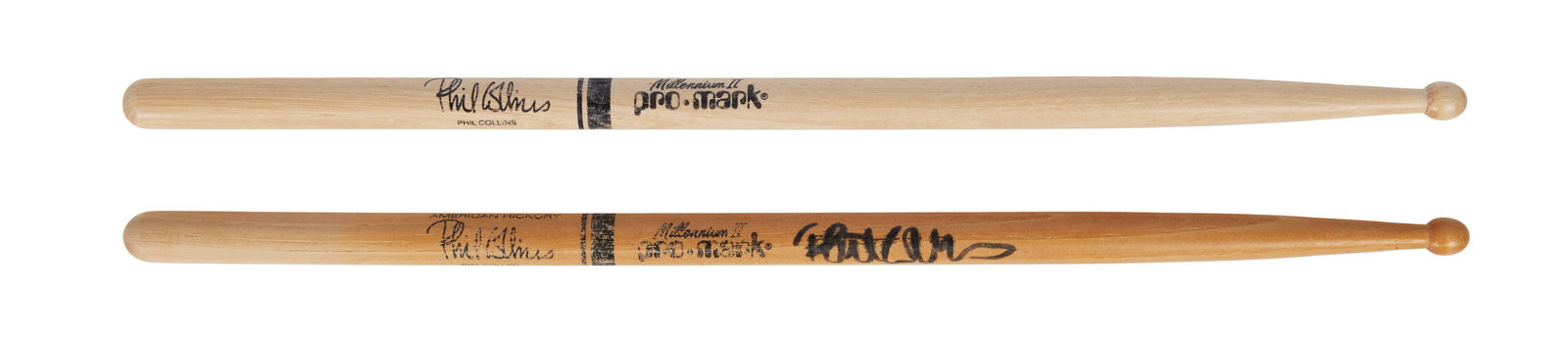 Phil Collins | Signed Pro-Mark Signature Drum Sticks (1 of 3)