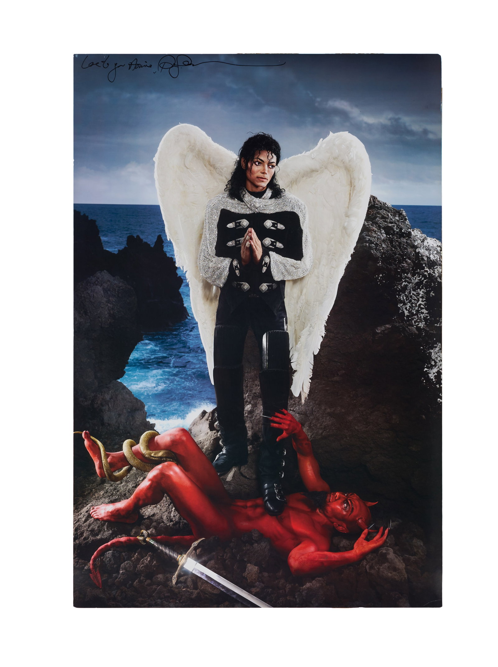 Michael Jackson | David LaChapelle Signed "Archangel Michael" Print (1 of 3)