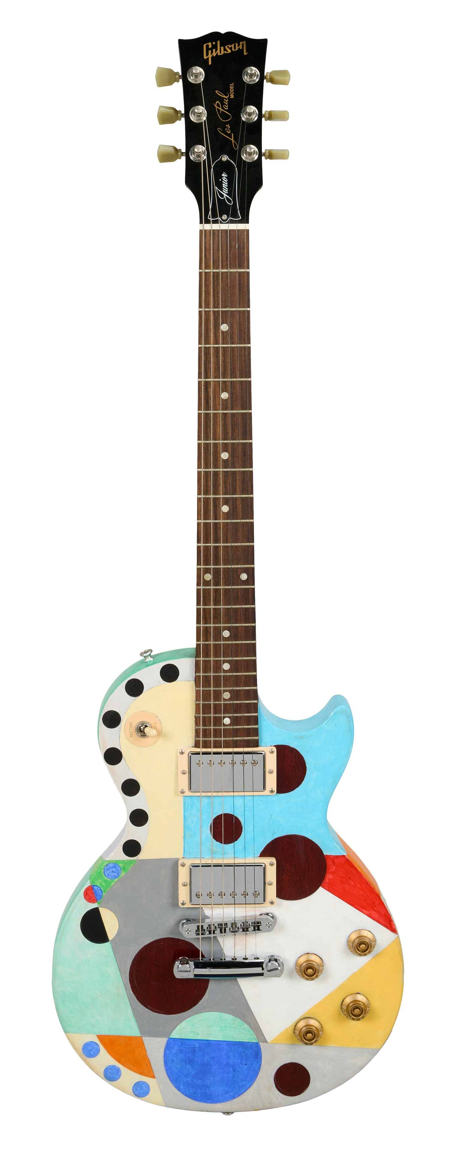 Harvey Daniels | Hand-Painted Gibson Les Paul Special SL Electric Guitar: A Gibson Les Paul Special SL electric guitar, serial #030860462, hand-painted by artist Harvey Daniels in 2007 and originally sold as part of the Ernst & Young Rock Couture Collection auction held in 