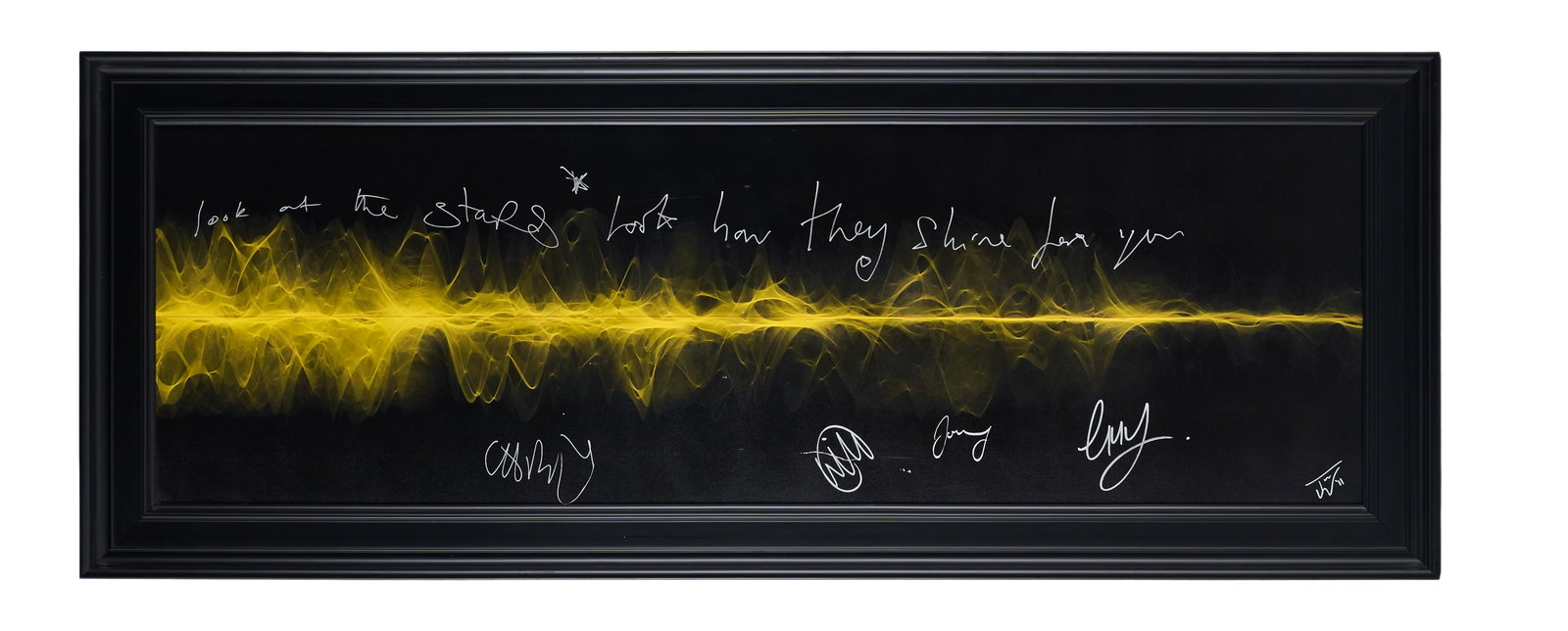 Coldplay | Signed "Yellow" Original Digital Artwork (1 of 2)