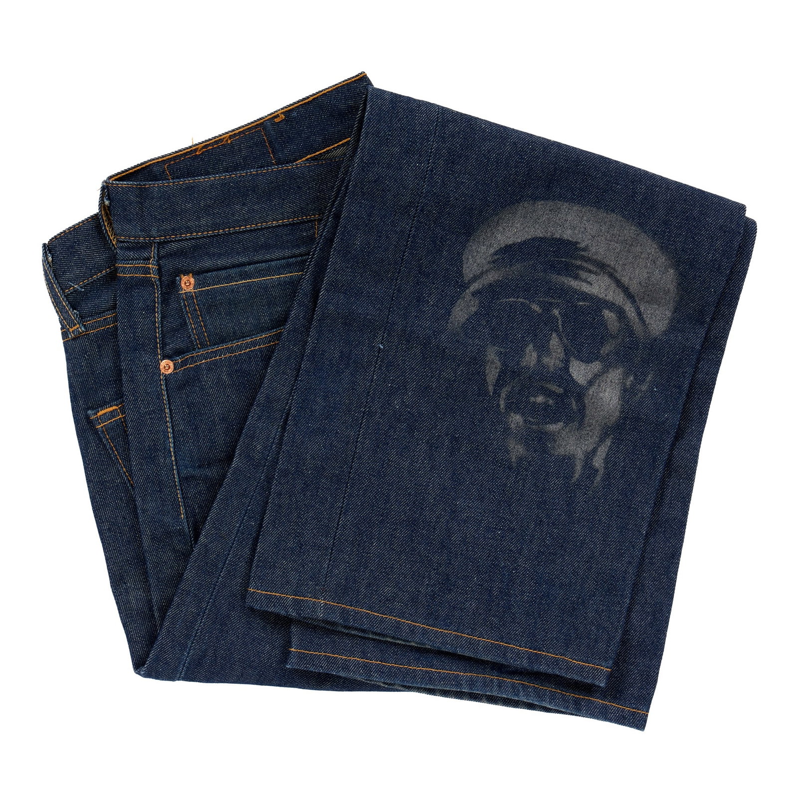 OutKast | 2004 Grammy After Party Stenciled Levi's 501 Jeans (1 of 3)
