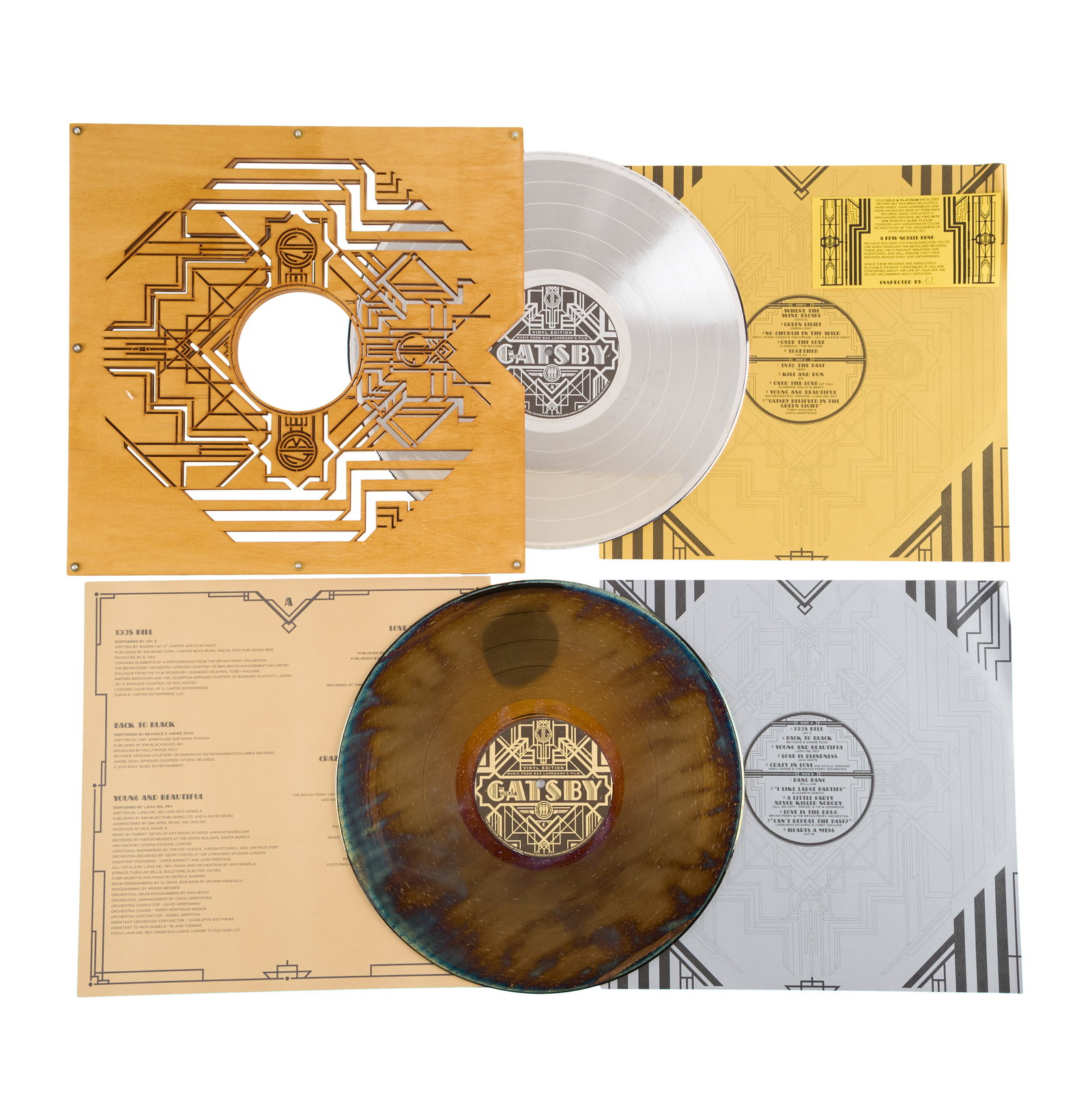 Baz Luhrmann's "The Great Gatsby" | 2013 Third Man Records Gold and Platinum Metallized Record Album (1 of 1)