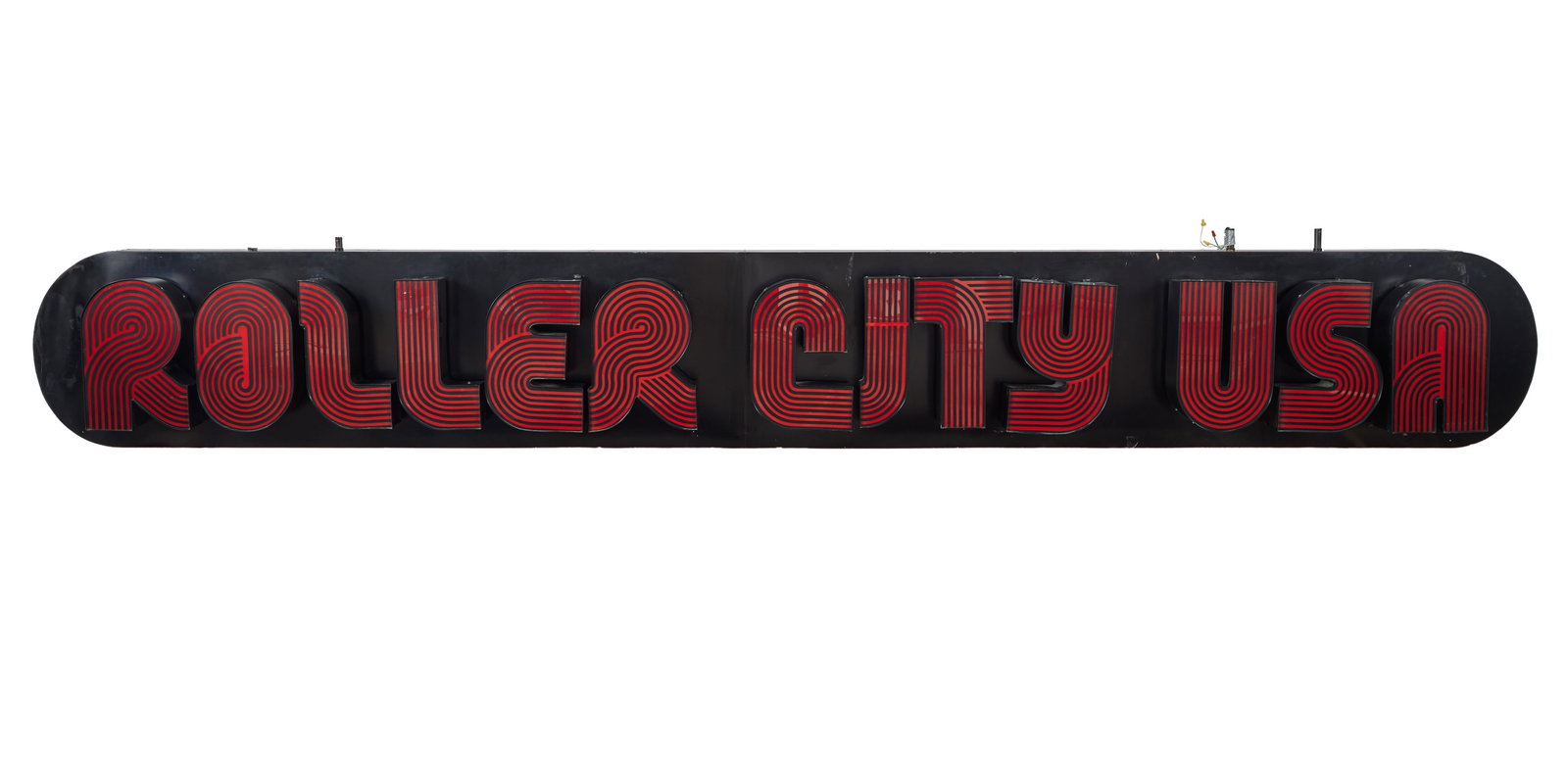 Beyonce | "Blow" Music Video-Used "Roller City USA" Neon Sign: An oversized "Roller City USA" neon sign, featured in Beyonc?'s 2013 music video for "Blow." The music video for "Blow" was released on December 13, 2013, as part of Beyonc?'s self-titled fifth visual