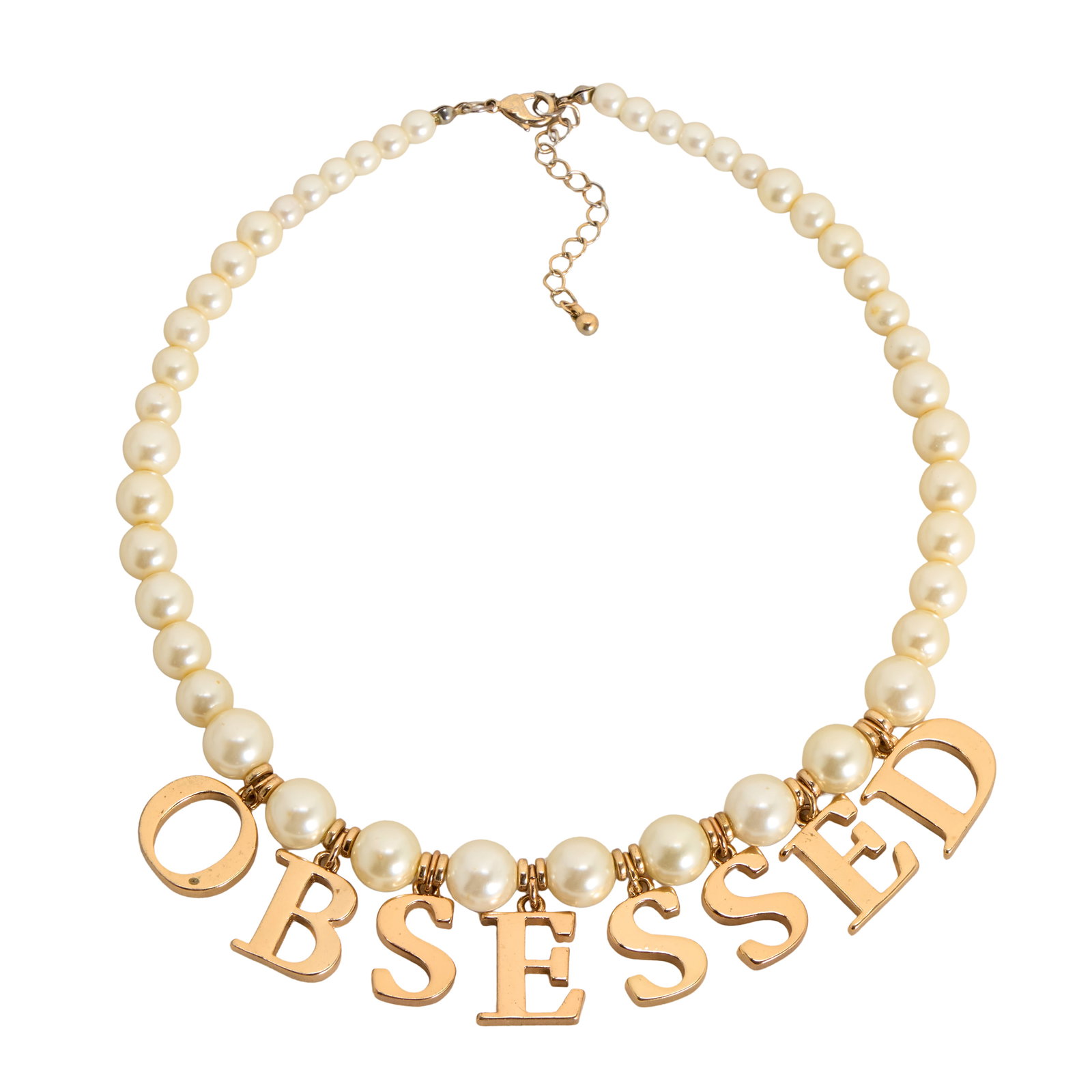 Gwen Stefani | 2021 Paper Magazine Photoshoot-Worn "OBSESSED" Costume Necklace (1 of 1)