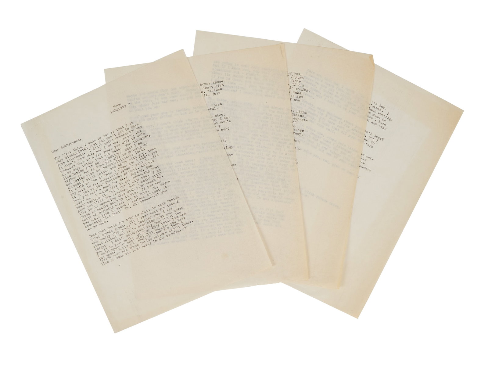 Marilyn Monroe | 1962 File Copy of Letter to Bobby Miller Referencing RFK, Fifth Helena Drive, Etc. (1 of 2)