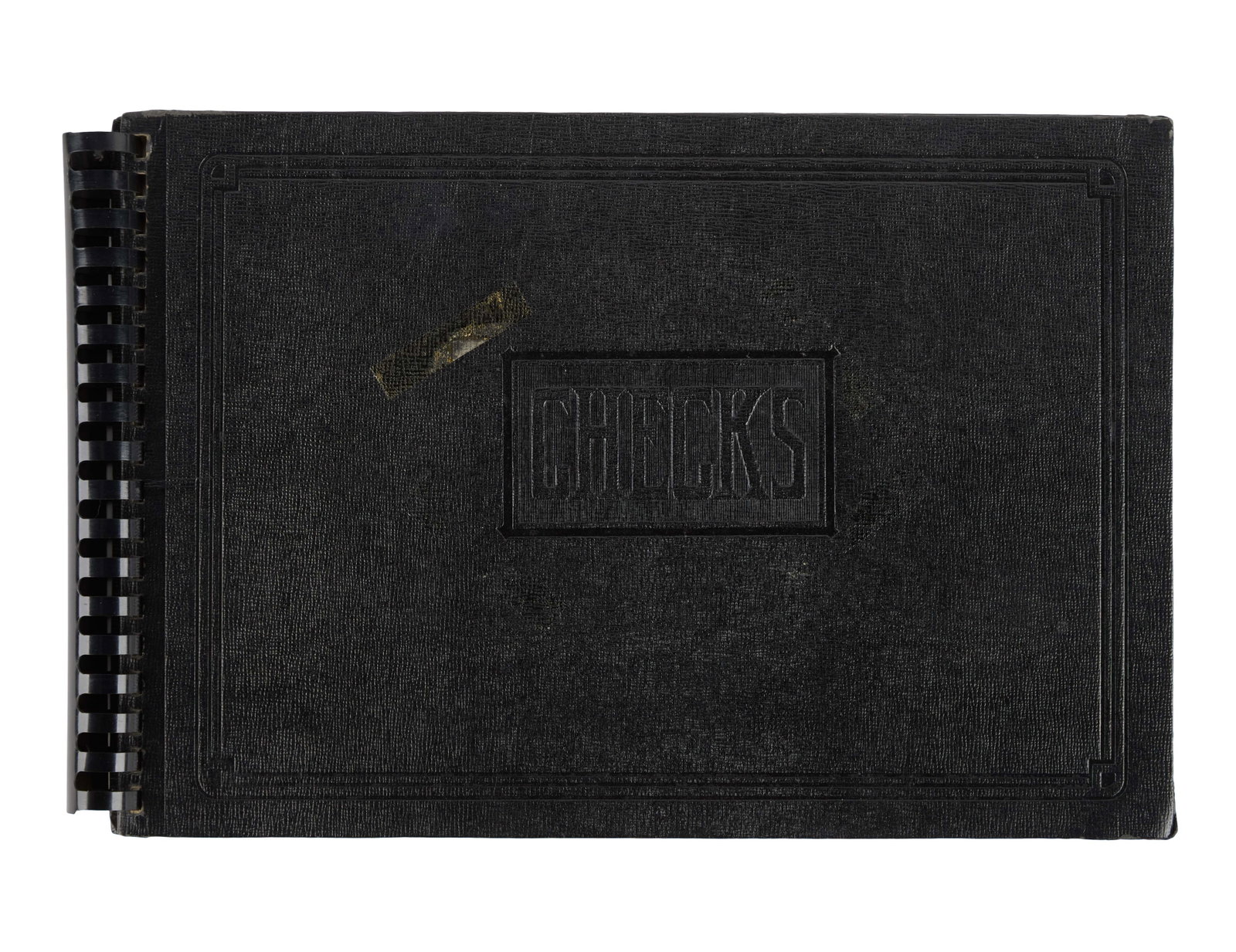 Marilyn Monroe | 1960 Checkbook Stub Register: A black spiral bound binder; front reads "Checks," inside pages document the checks written out from the star's business account dating from "Sept 2, 1960" to "February 20, 1961," including to people 