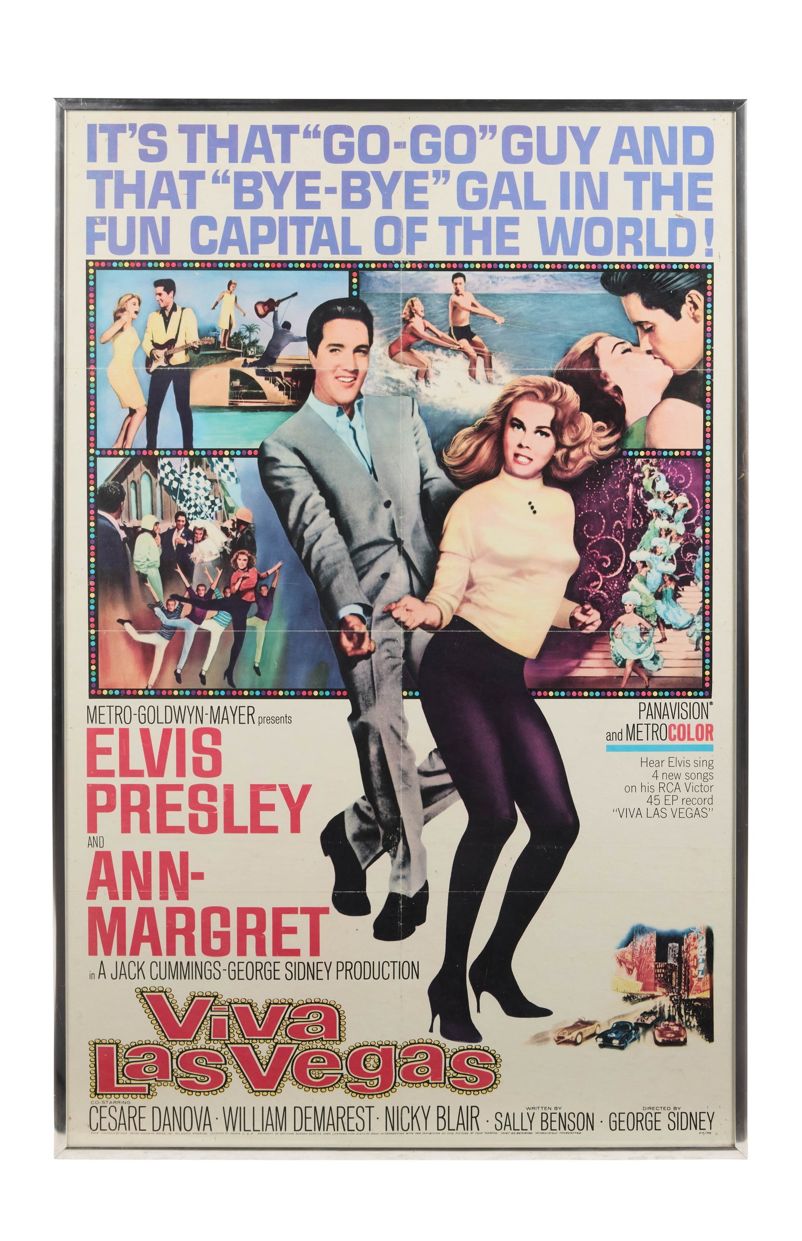 Ann-Margret | 1964 One-Sheet Movie Poster from "Viva Las Vegas" (1 of 2)