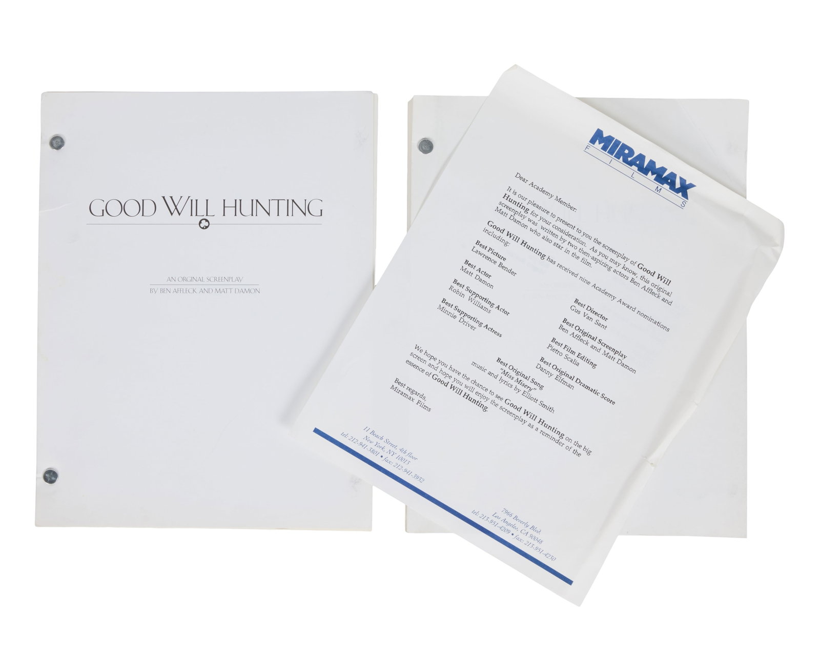 Ann-Margret | 1997 Scripts from "Good Will Hunting" (1 of 1)