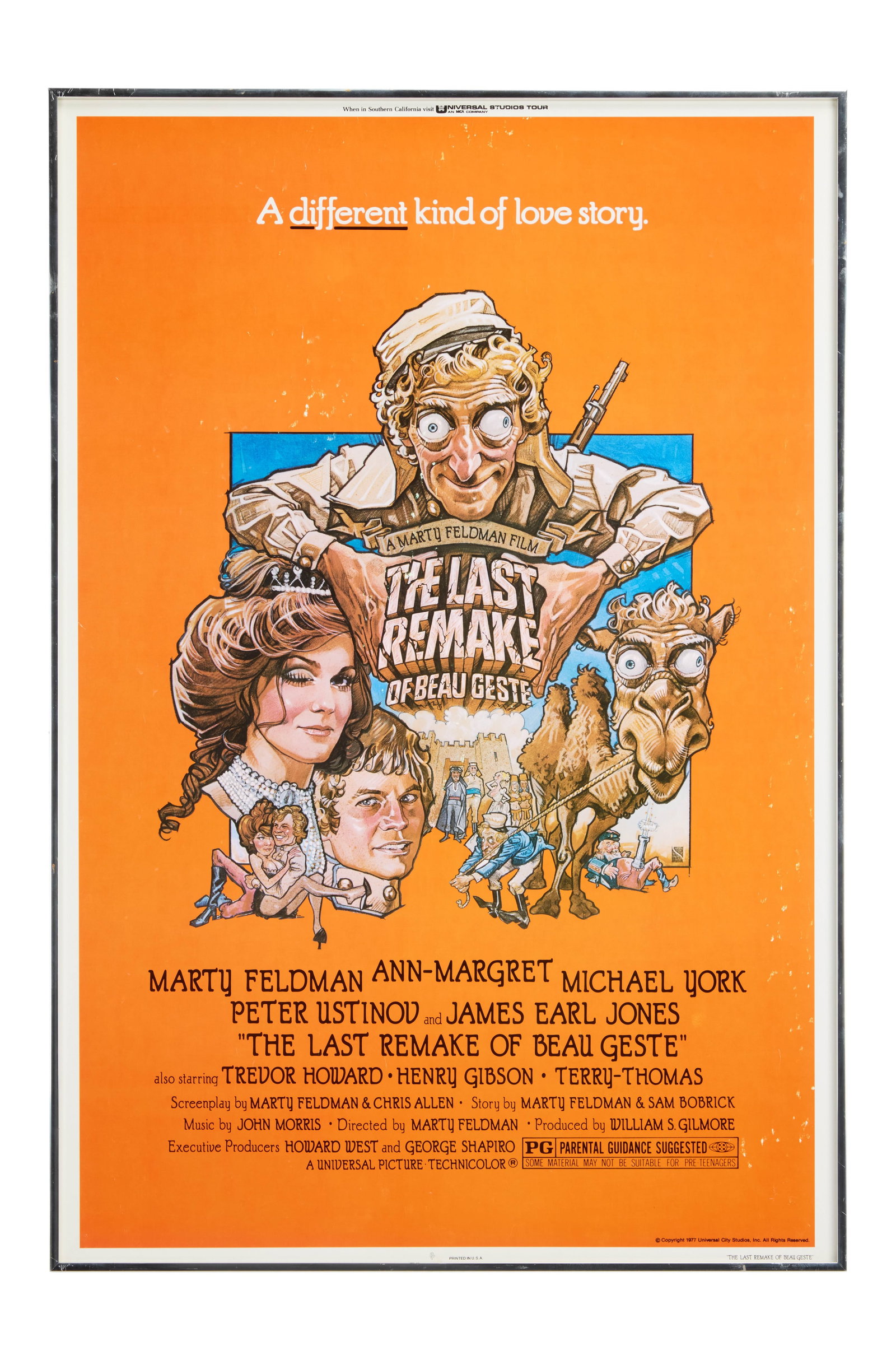 Ann-Margret | 1960s-1970s Framed One-Sheet Movie Posters from Her Own Films: A group of four; including (in alphabetical order): "The Cheap Detective," Columbia, 1977; "Joseph Andrews," United Artists, 1977; "The Last Remake of Beau Geste," Universal, 1977 (no glass in