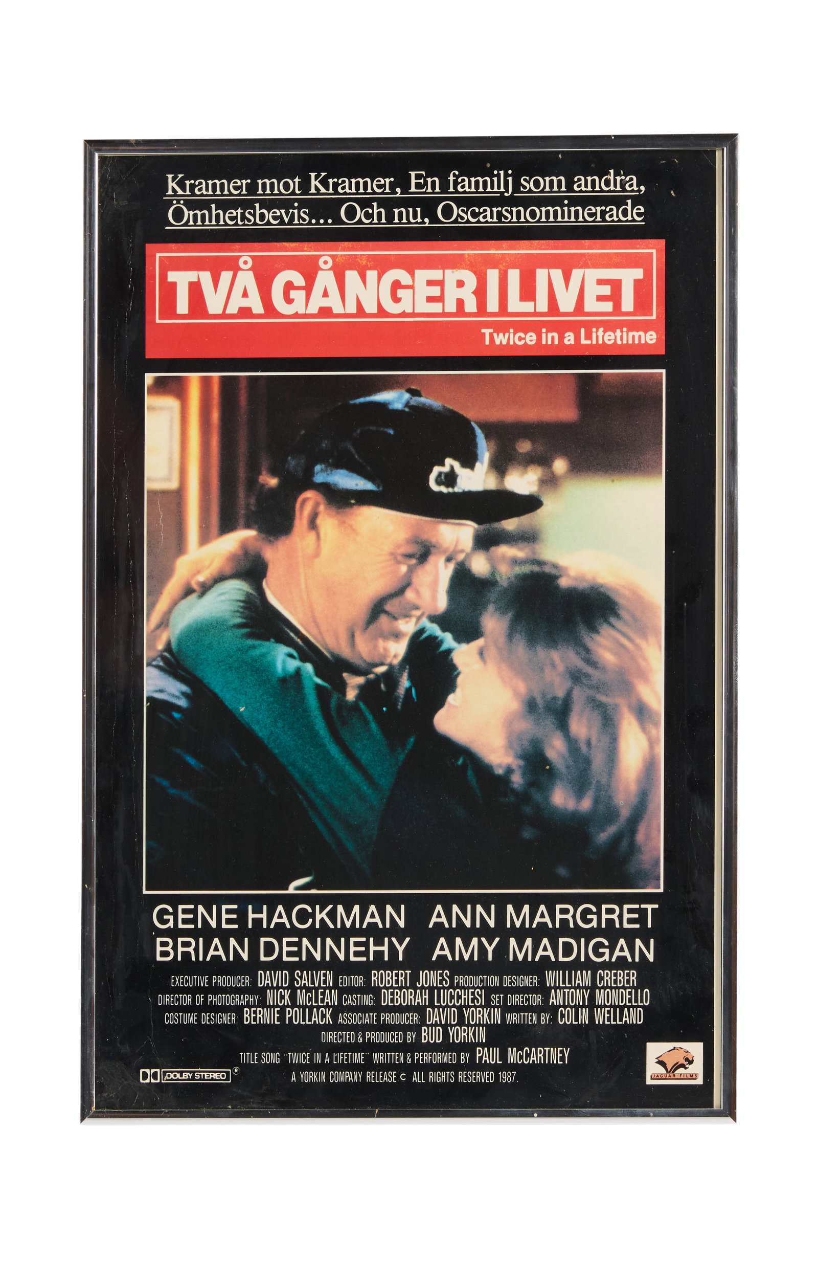 Ann-Margret | 1985 One-Sheet Movie Poster from "Twice in a Lifetime" (1 of 4)