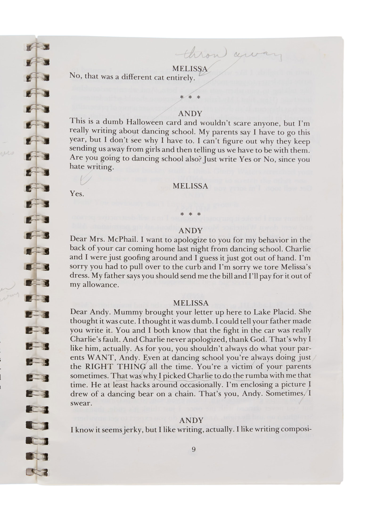 Ann-Margret | 1997 Script from "Love Letters" - 5