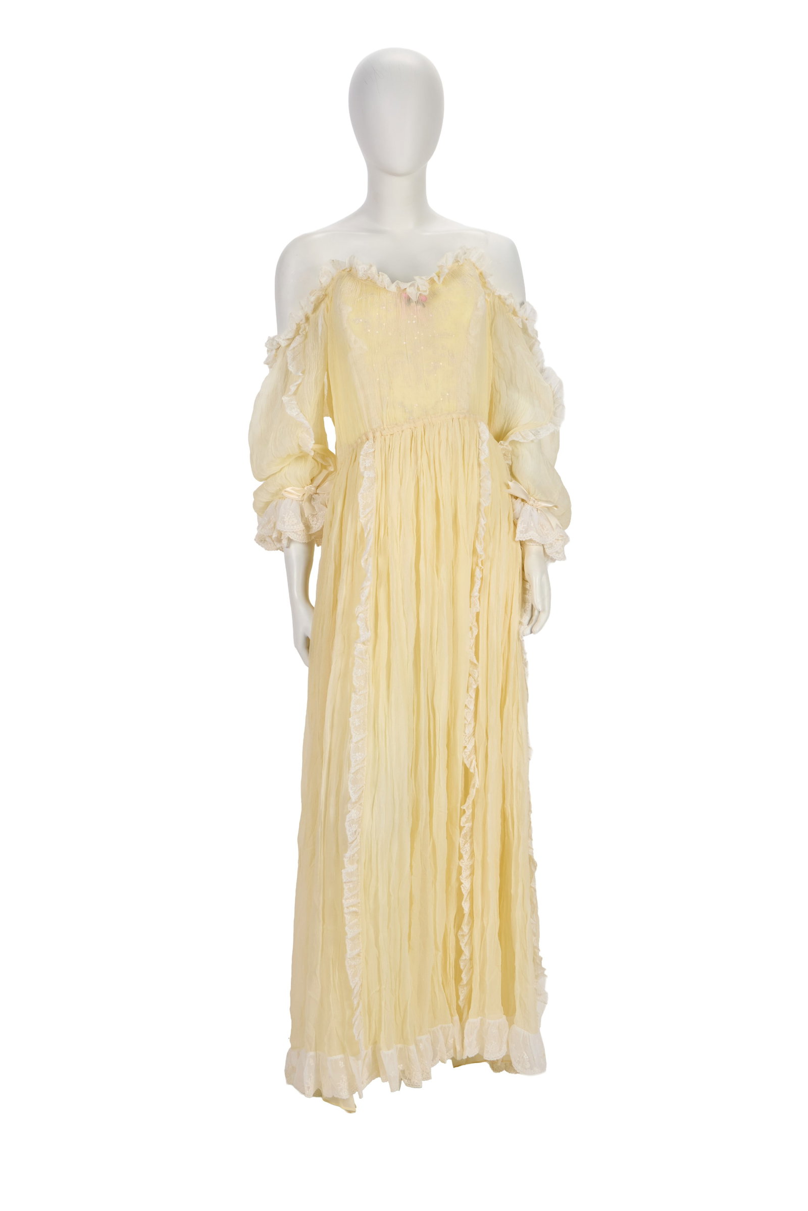 Ann-Margret | 1980s Pale Yellow Gown by Emanuel (1 of 5)