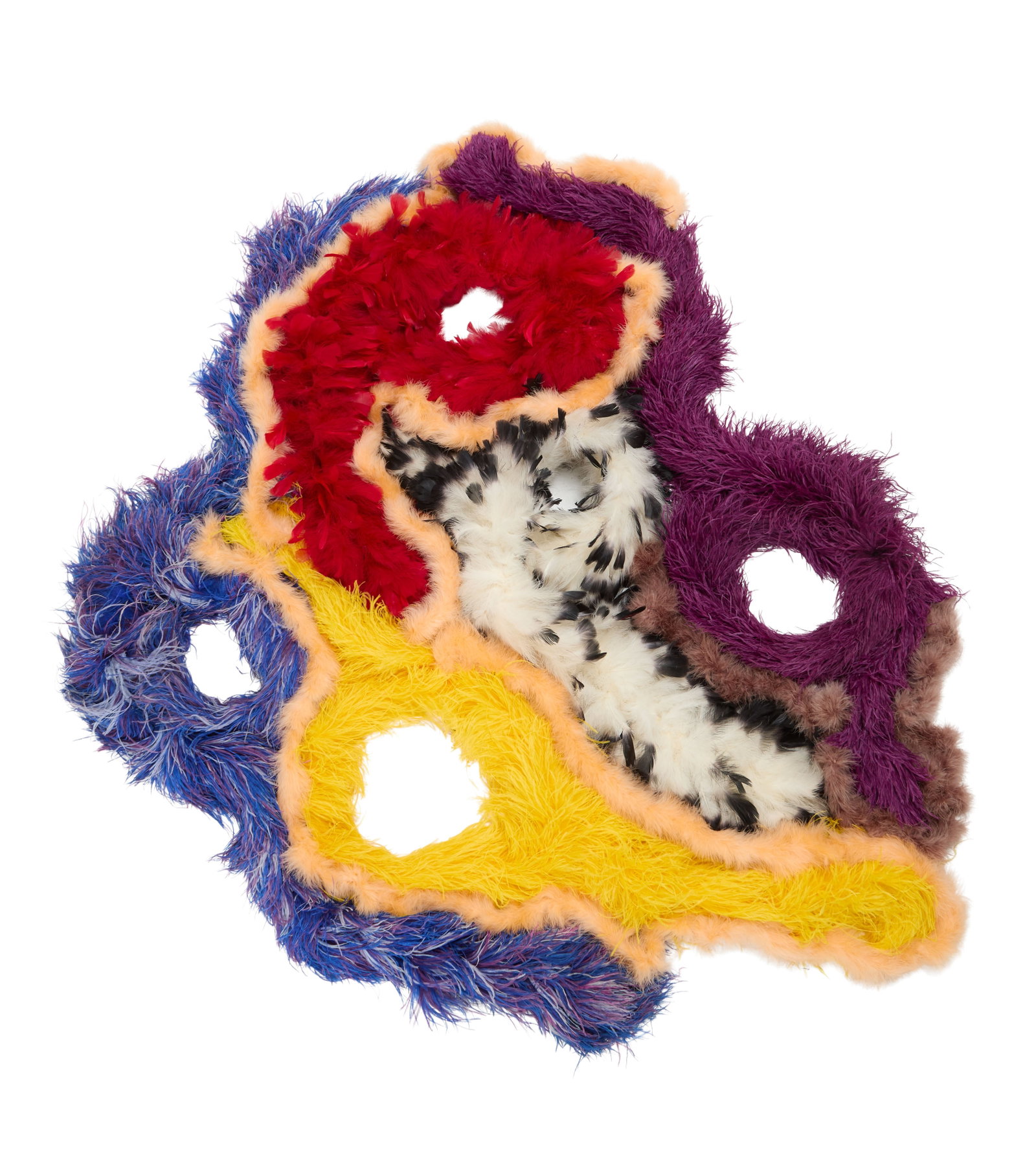 Ann-Margret | 1970s-2000s Marabou Feather Stoles: A group of eight; in various shades such as red, yellow, blue, purple, and black, among other colors; please note feathers molt when garments are handled; all worn onstage by the star in various of