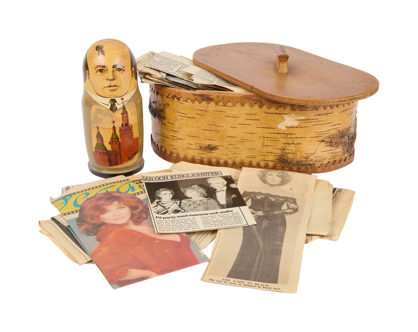 Ann-Margret | 1970s-1980s Wooden Items and Press Clippings (1 of 1)