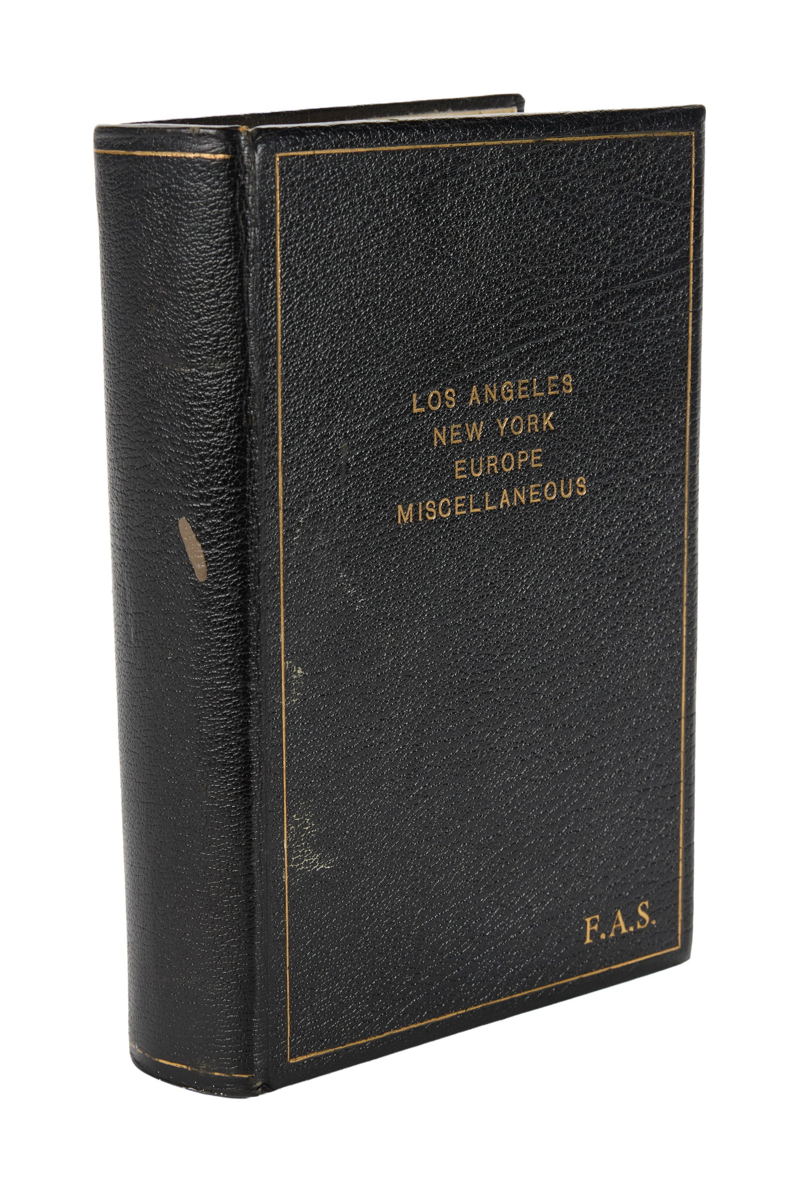 Frank Sinatra | 1980s Address Book (1 of 5)