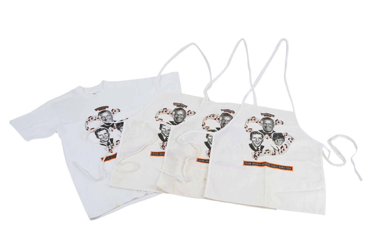 Frank Sinatra | 1990-1991 Aprons and T-Shirt (1 of 1)