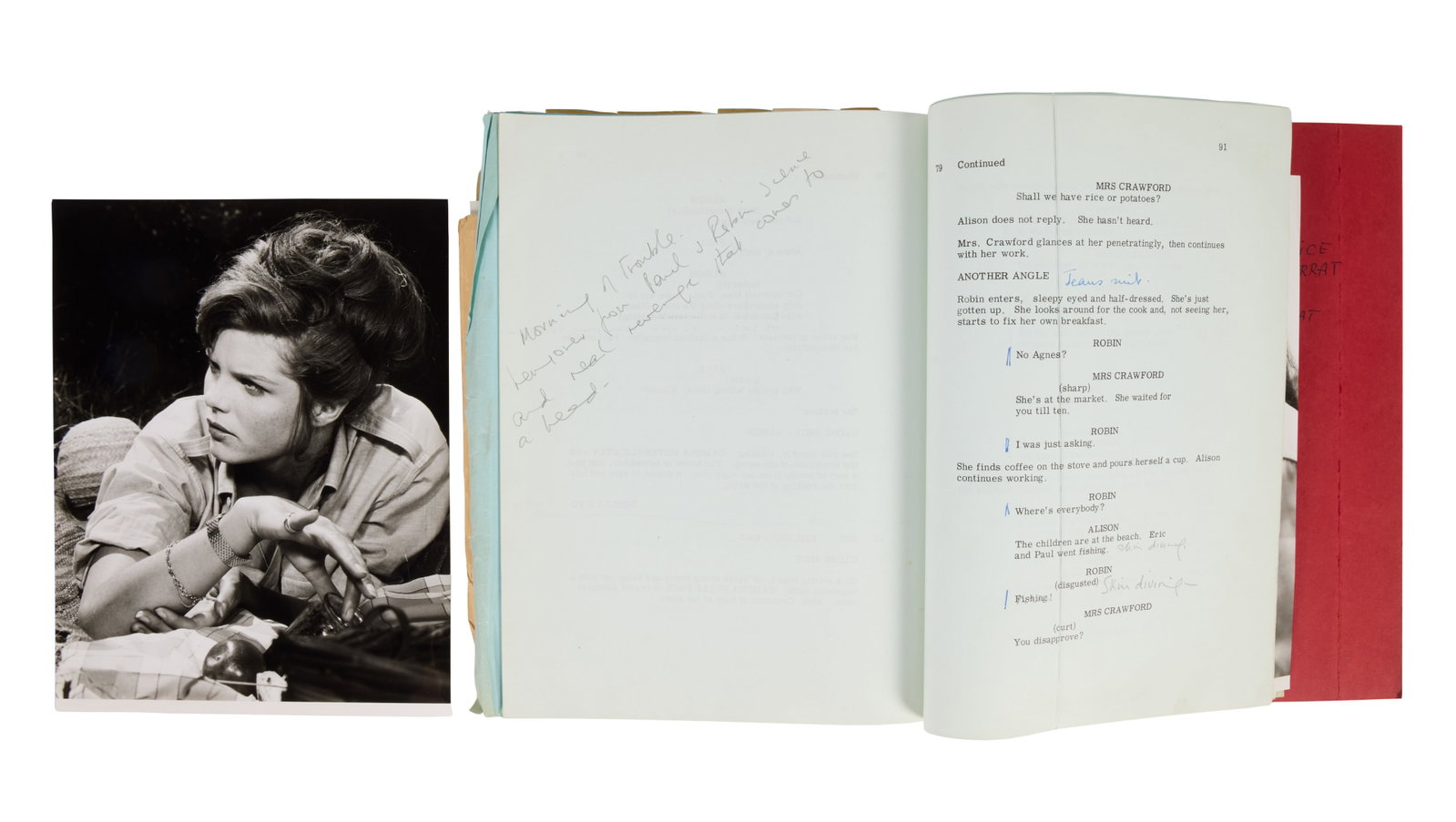 Samantha Eggar | 1964 "Psyche 59" Annotated Working Script and Source Novel - 4