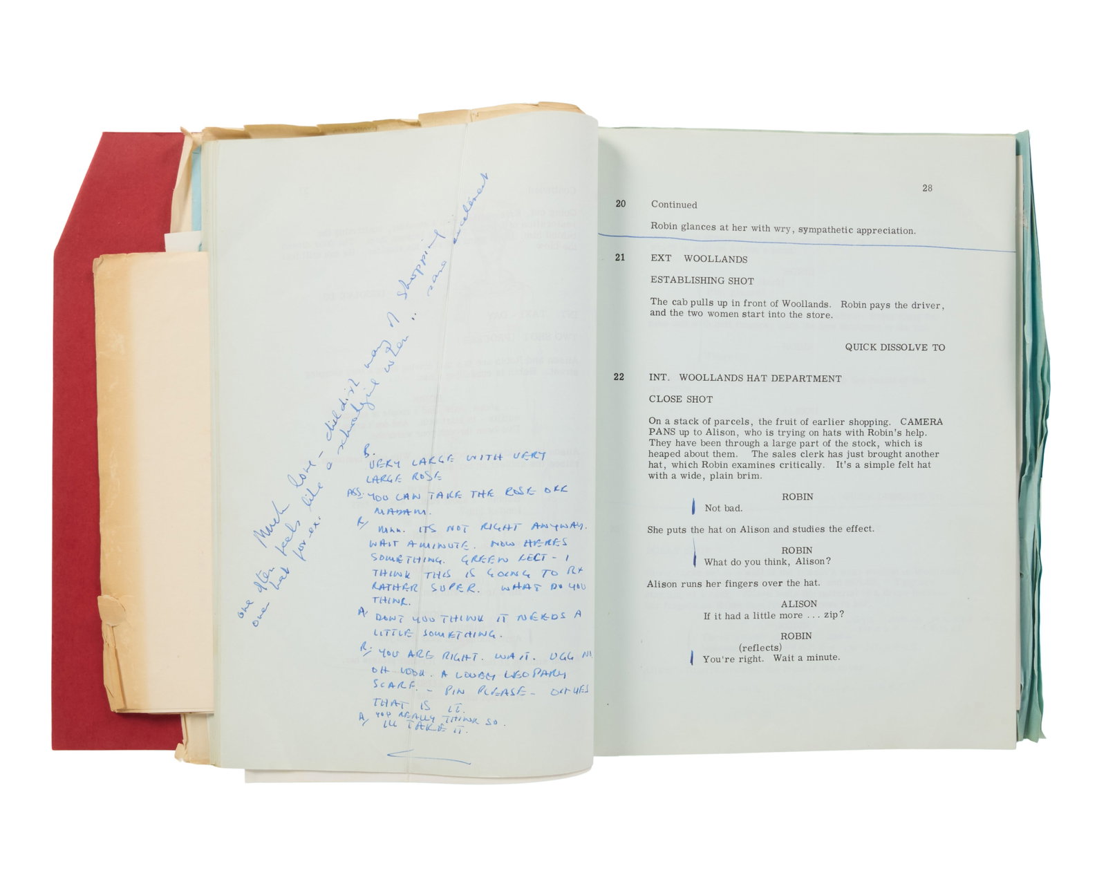 Samantha Eggar | 1964 "Psyche 59" Annotated Working Script and Source Novel - 5