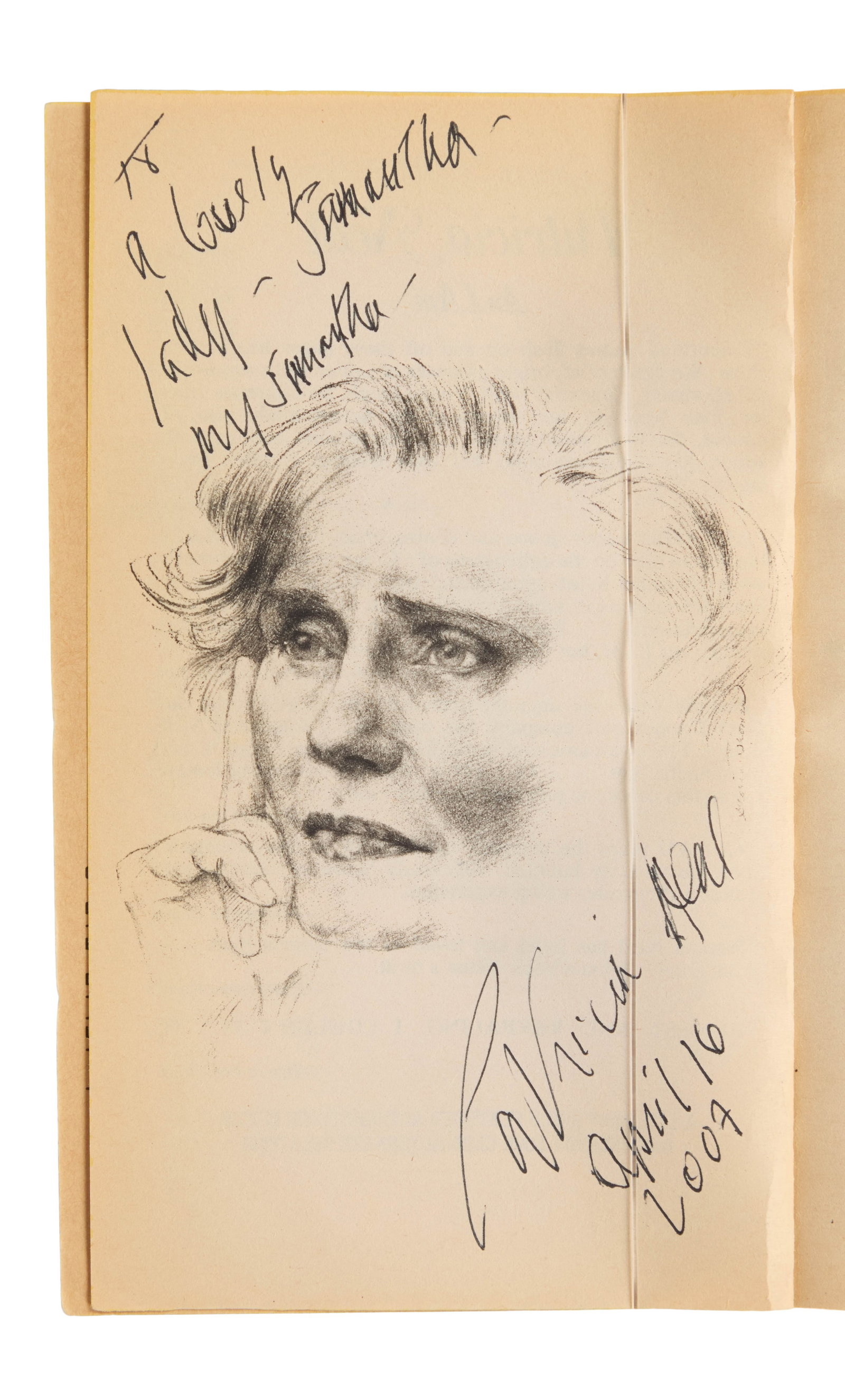 Samantha Eggar | Patricia Neal Signed "As I Am" Book with Candid Photos: A paperback edition of Patricia Neal's memoir As I Am (New York: Pocket Books, 1988), inscribed in black ballpoint pen ink by the author on the title page to her friend and colleague, Samantha Eggar. 
