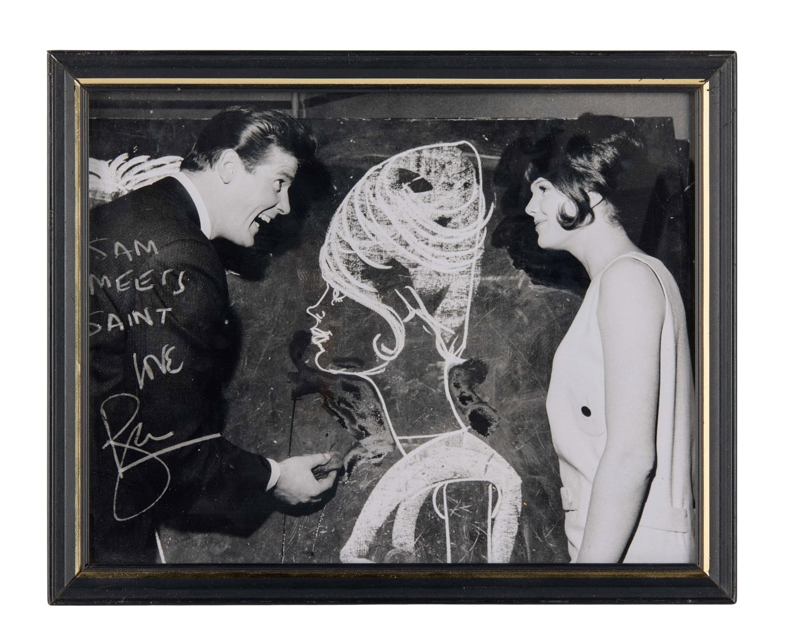 Samantha Eggar | 1963 "The Saint" Roger Moore and Richard Widmark Inscribed Photos (1 of 7)