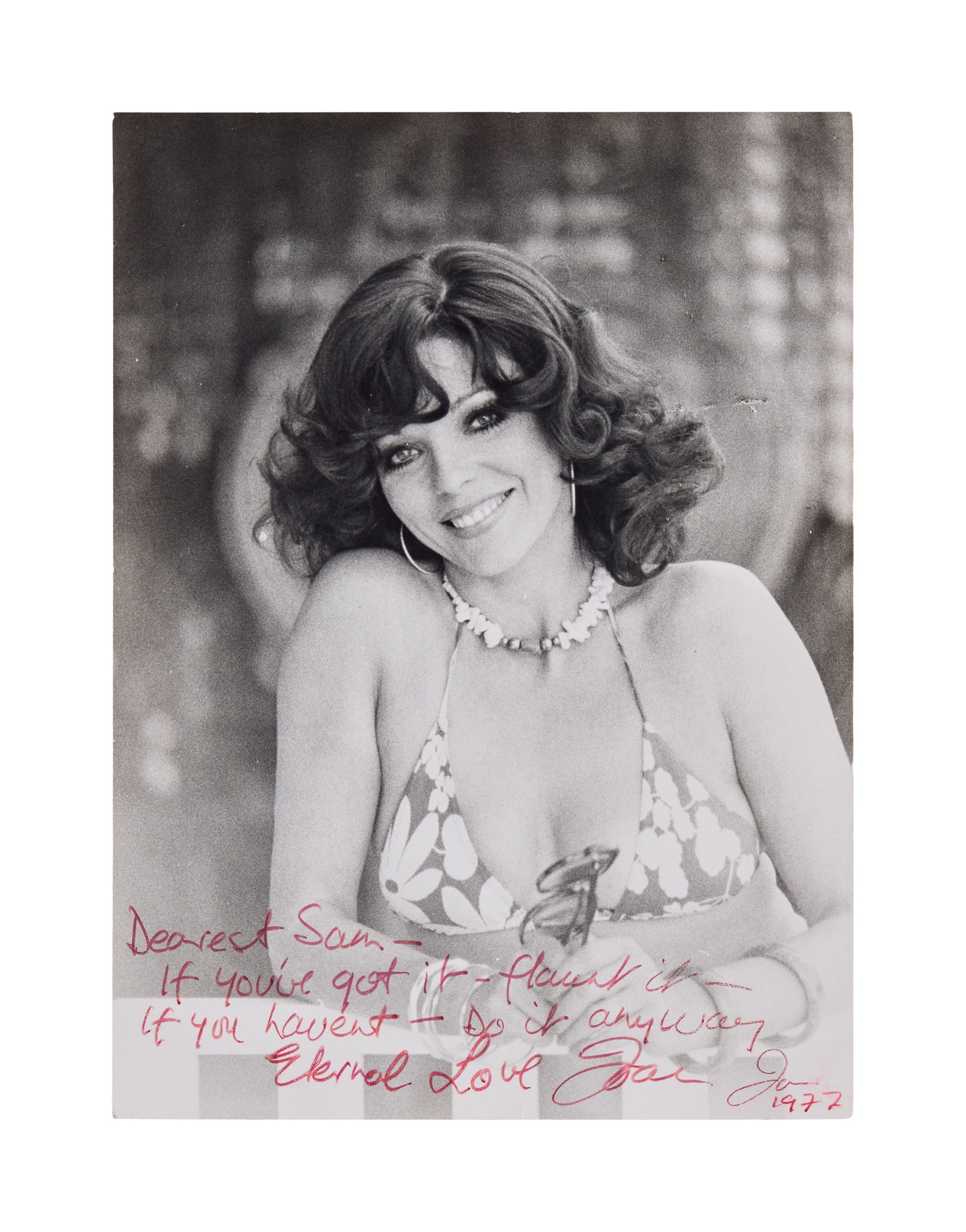 Samantha Eggar | 1970s-80s Joan Collins Signed Beauty Book and Photo (1 of 11)
