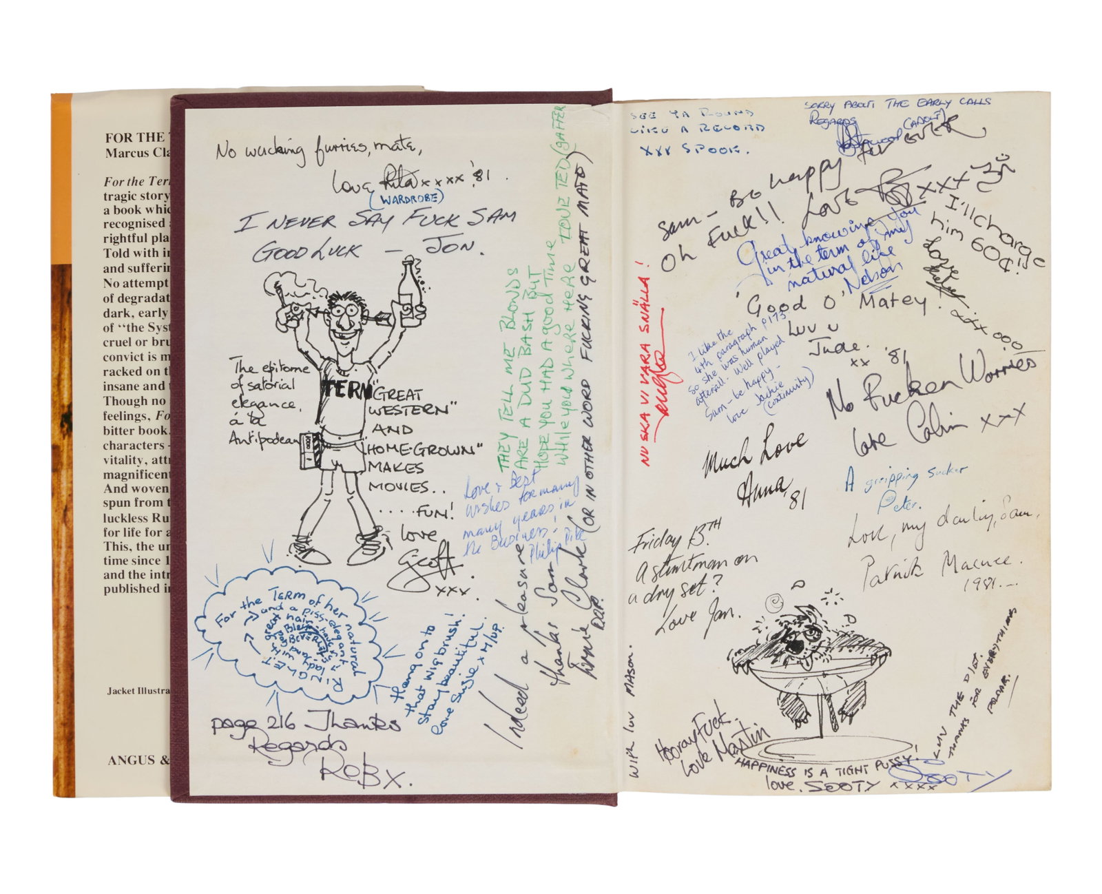 Samantha Eggar | 1983 "For the Term of His Natural Life" Book Signed by Crew of Film (1 of 4)